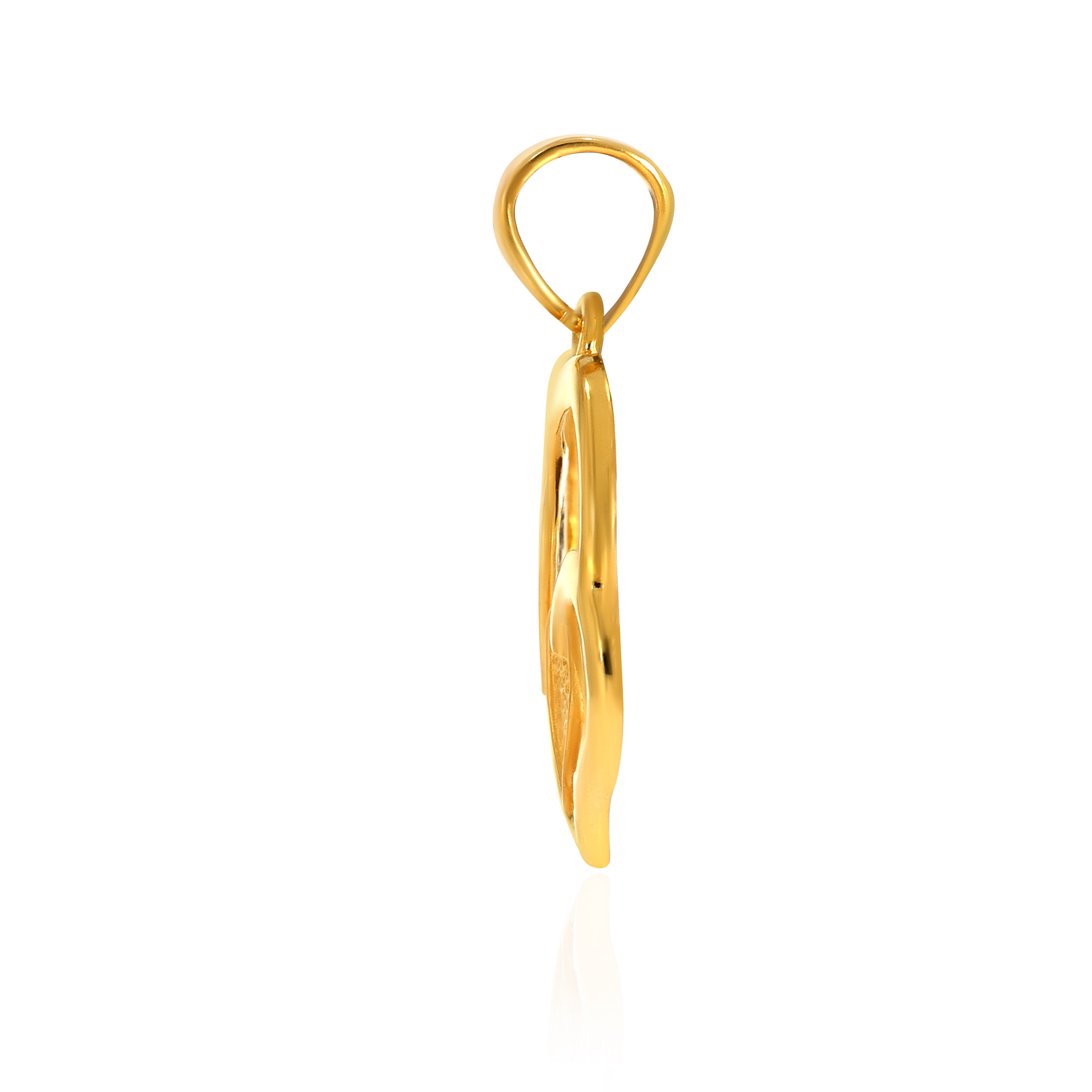 22K Yellow Gold Fancy Pendant-GPN-D000748038 - Senco Gold and Diamonds