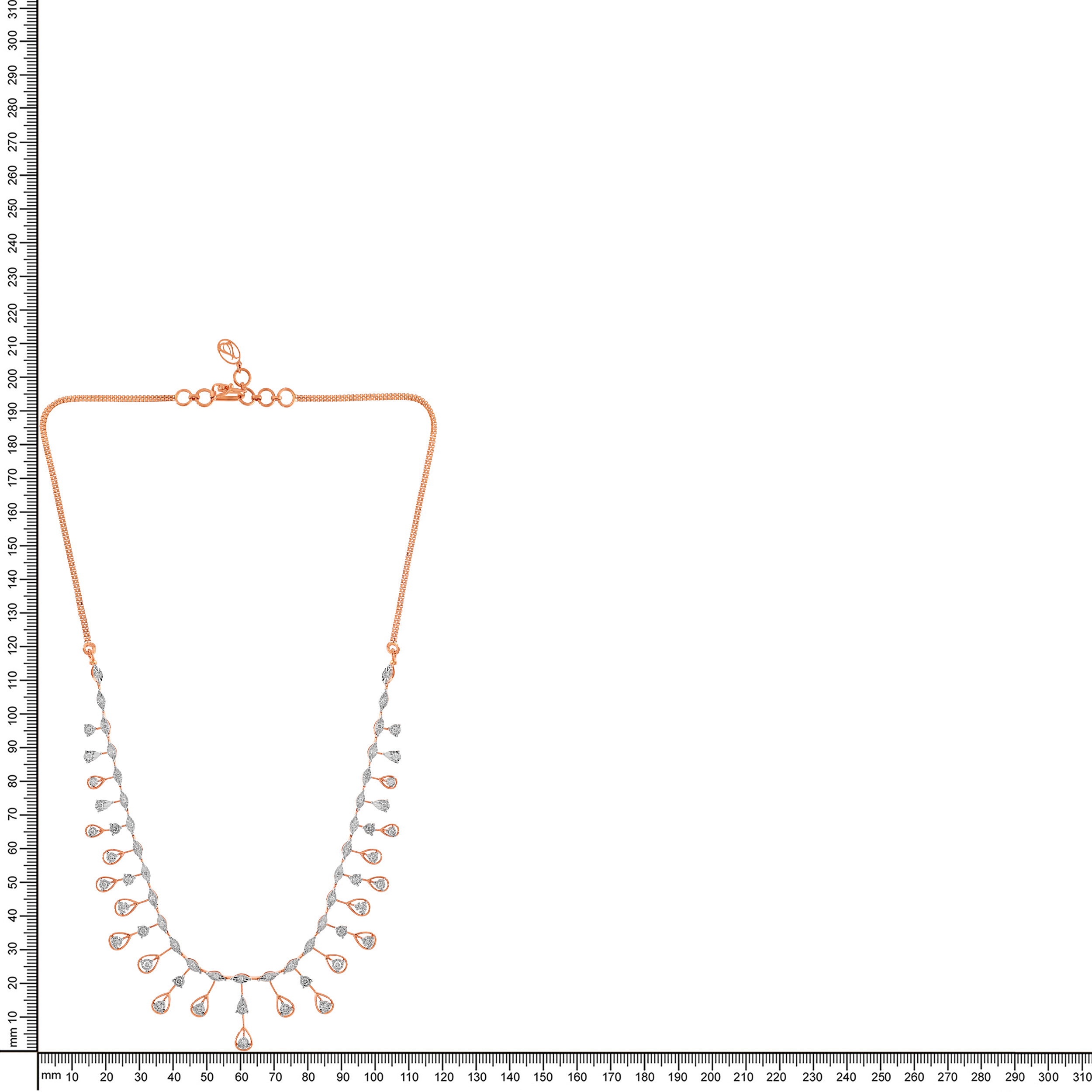 Droplet Radiance Diamond Gold Necklace - Senco Gold and Diamonds