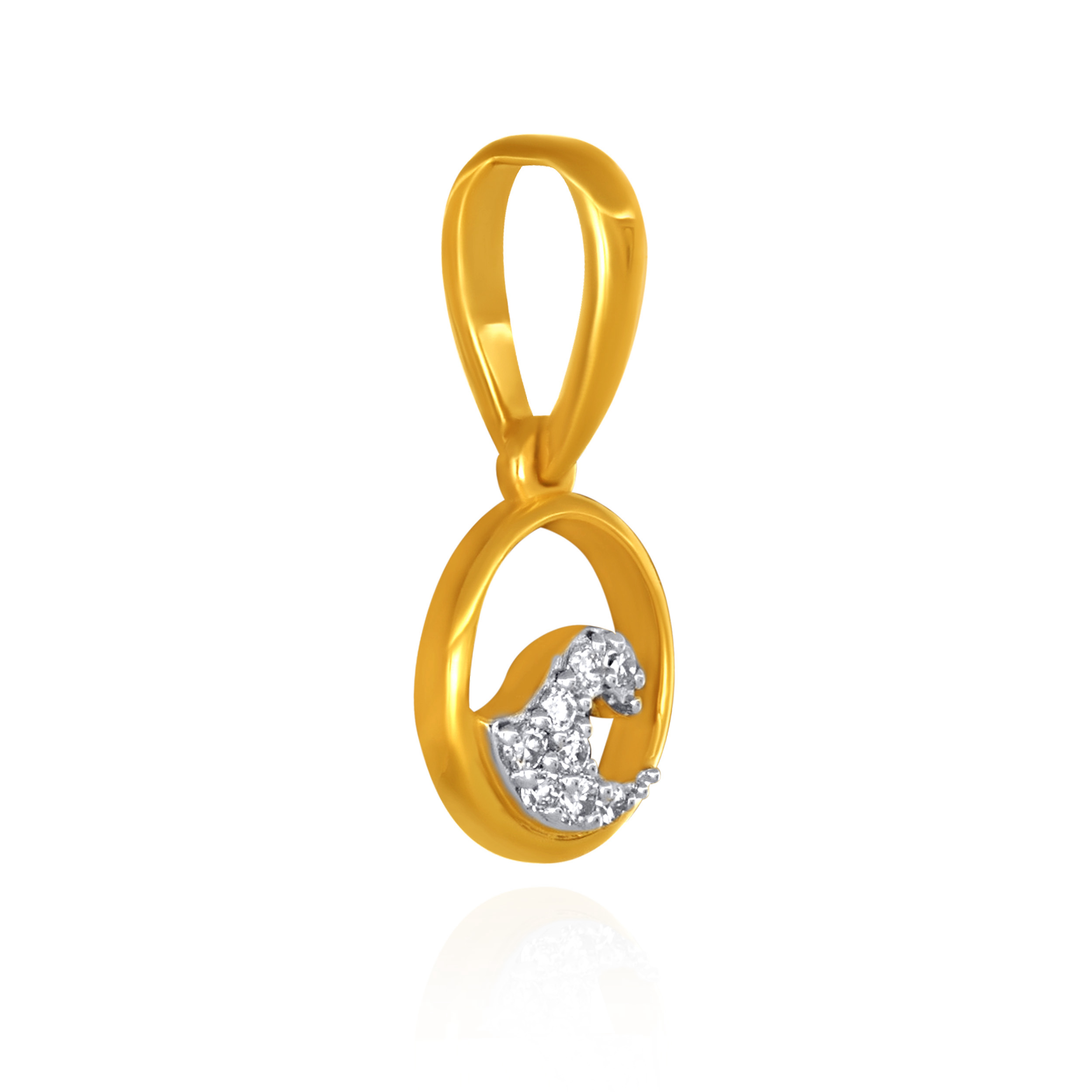 Serenity Wave Diamond Pendant - Senco Gold and Diamonds