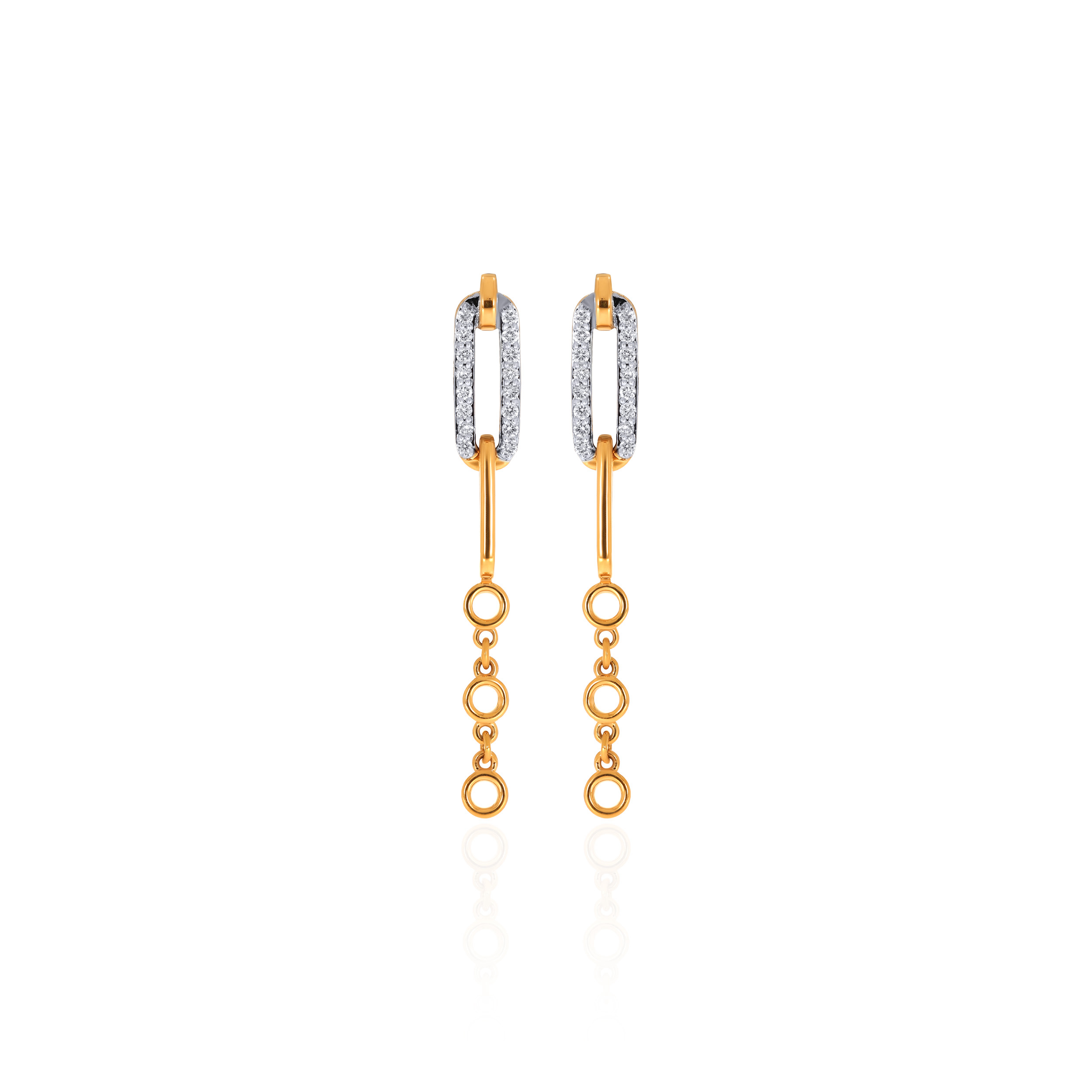 Chic Brilliance Diamond Earrings - Senco Gold and Diamonds