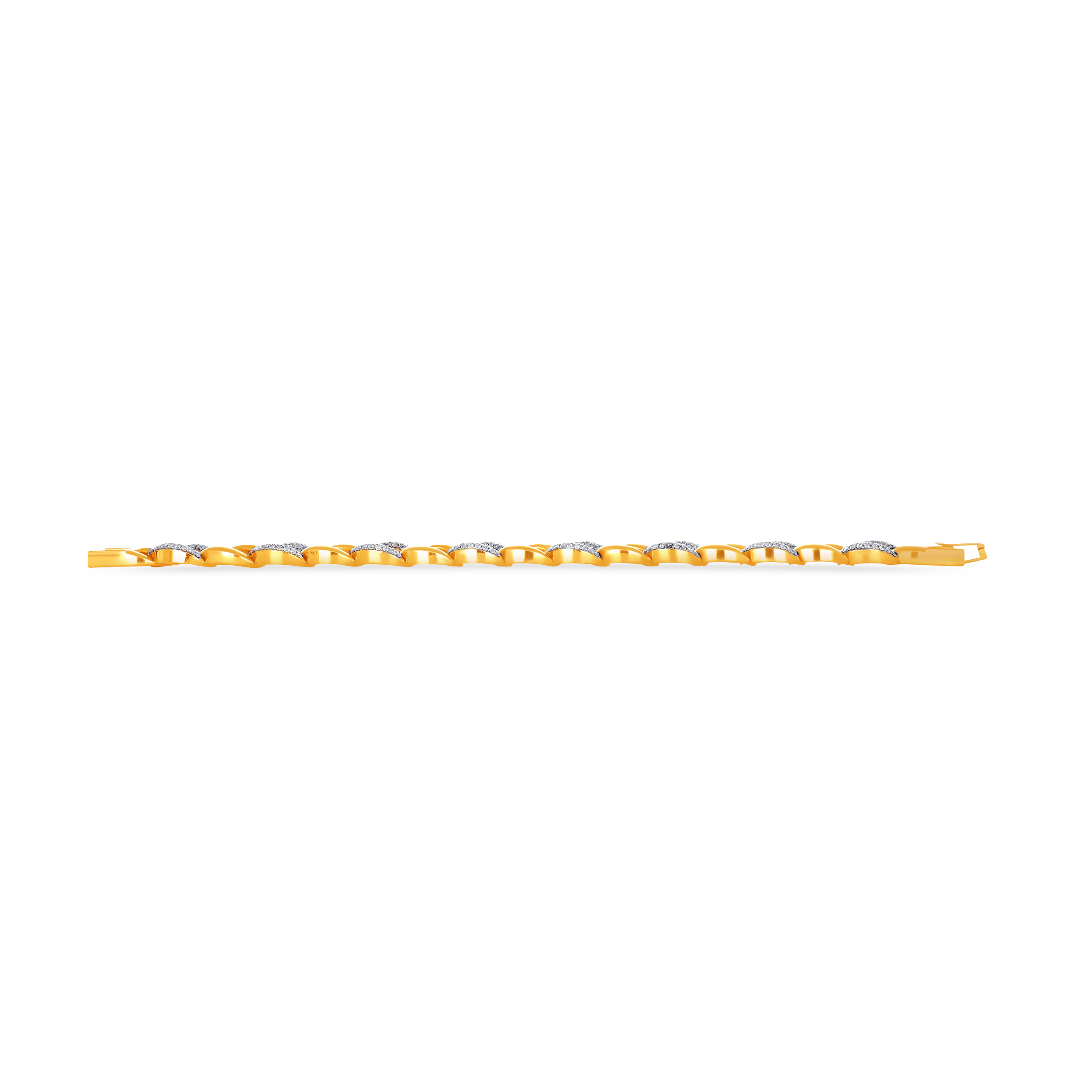 Luxe Link Men's Diamond Wristlet - Senco Gold and Diamonds