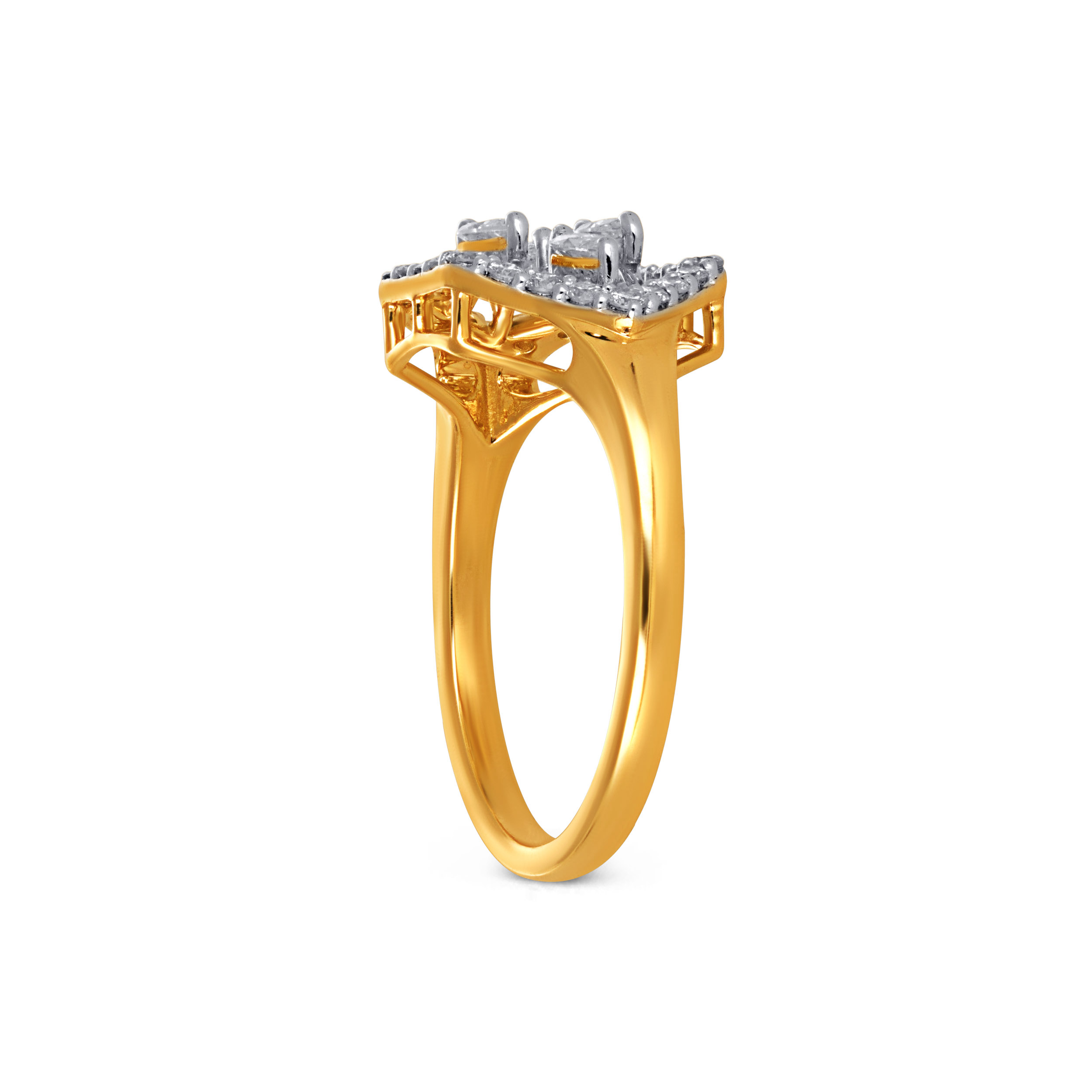 Eminence Marquise Diamond Ring alternate view 2