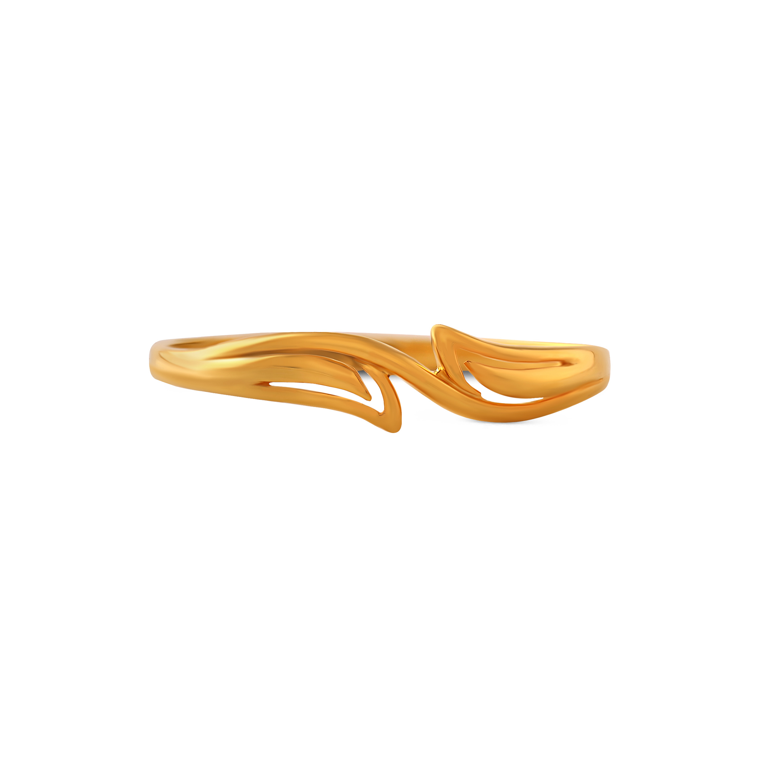 Fluid Wave Gold Ring - Senco Gold and Diamonds