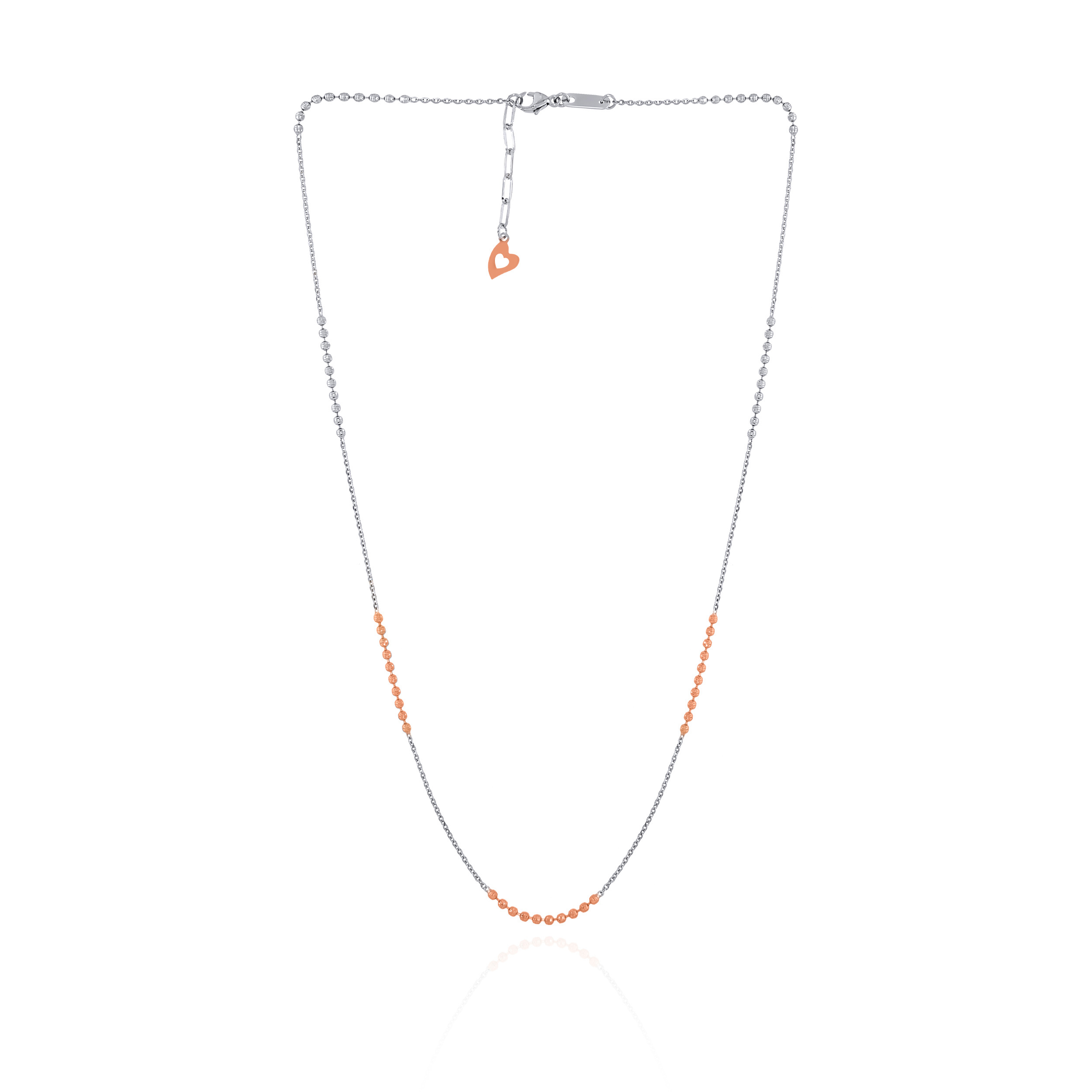 Elara Dual Platinum Chain  - Senco Gold and Diamonds