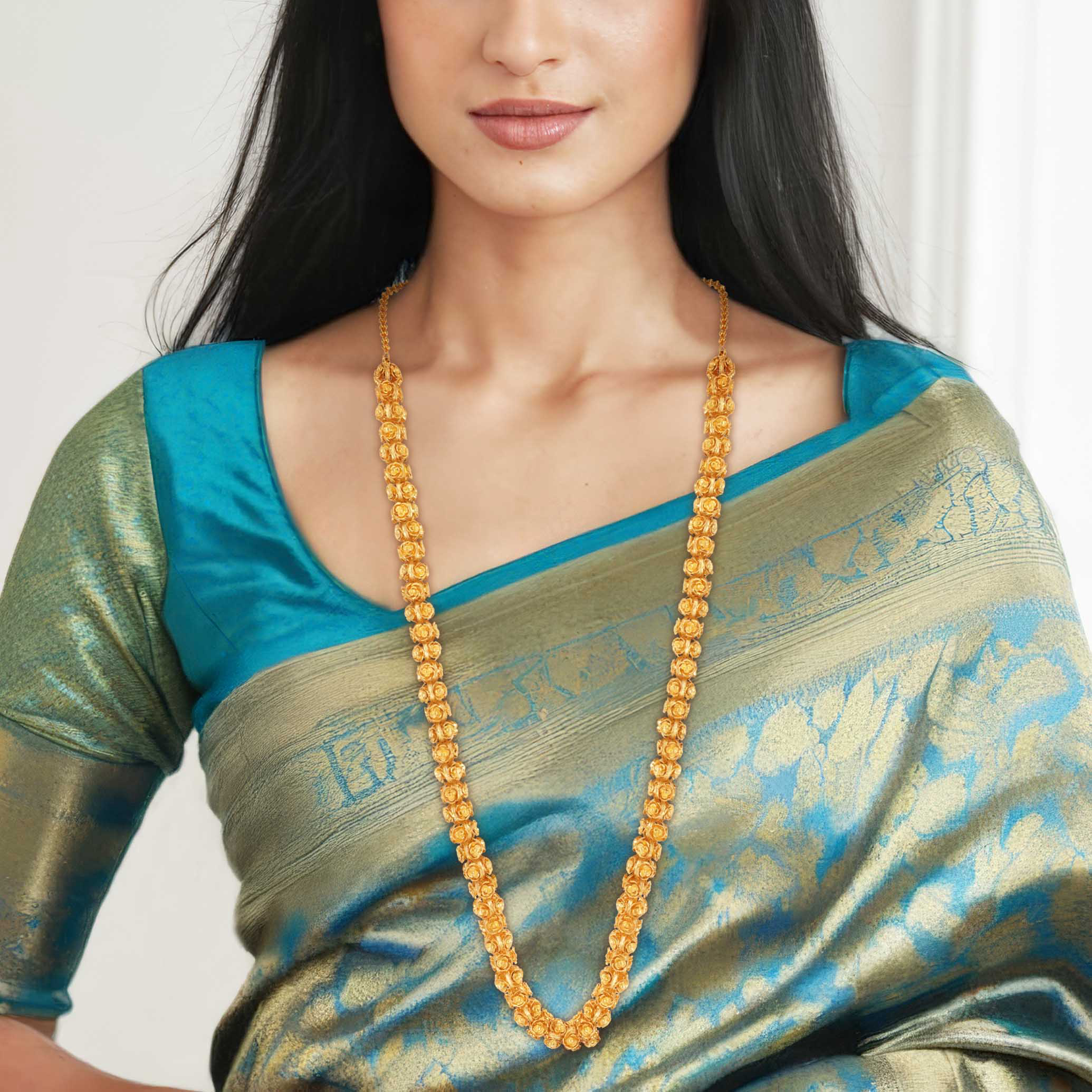 Regal Reverie Traditional Gold Chain - Senco Gold and Diamonds