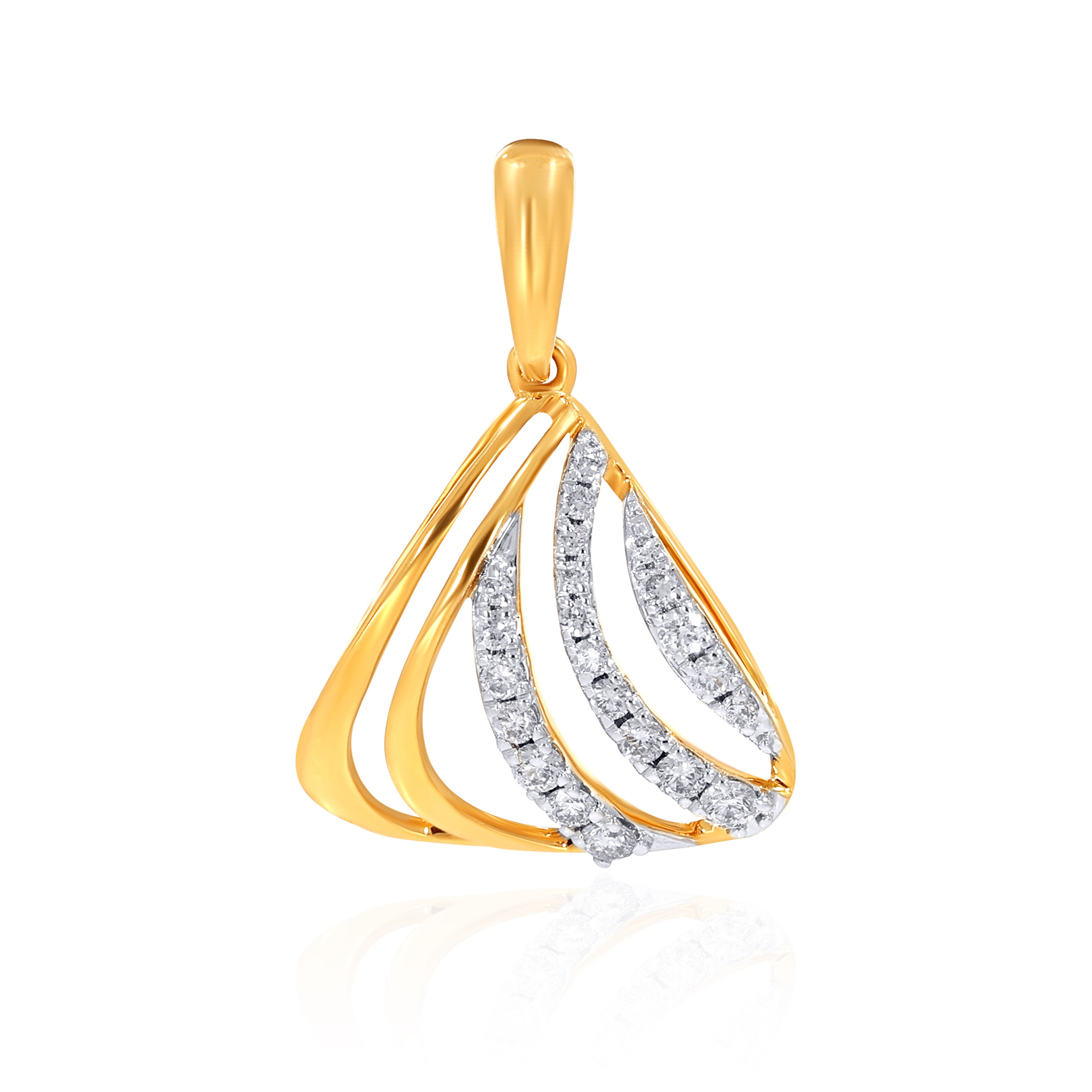 Vienta Flow Diamond Pendant - Senco Gold and Diamonds
