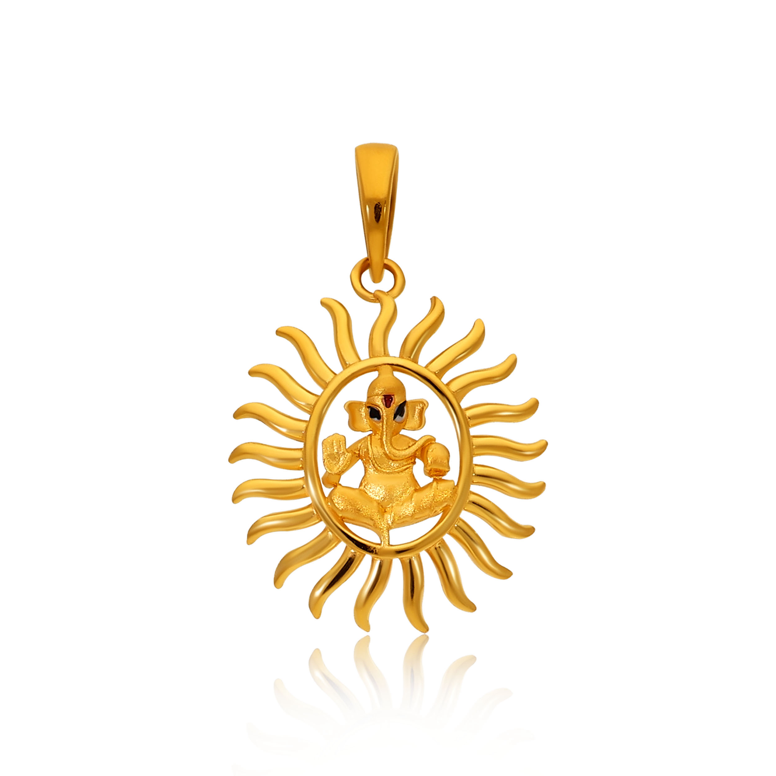 22K Yellow Gold Pendant_GPN-D000576498 - Senco Gold and Diamonds
