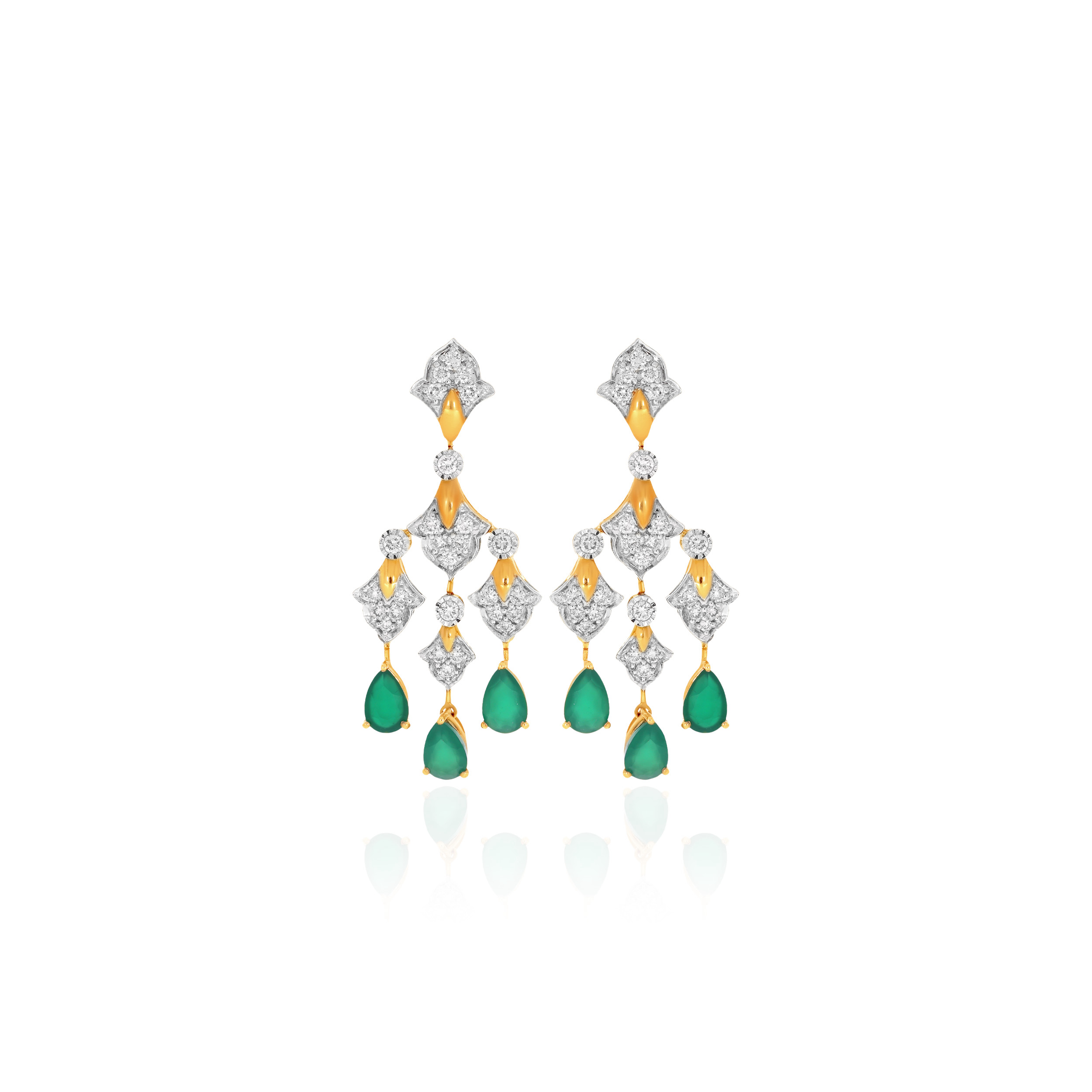 Regal Diamond Chandelier Drop Earrings - Senco Gold and Diamonds