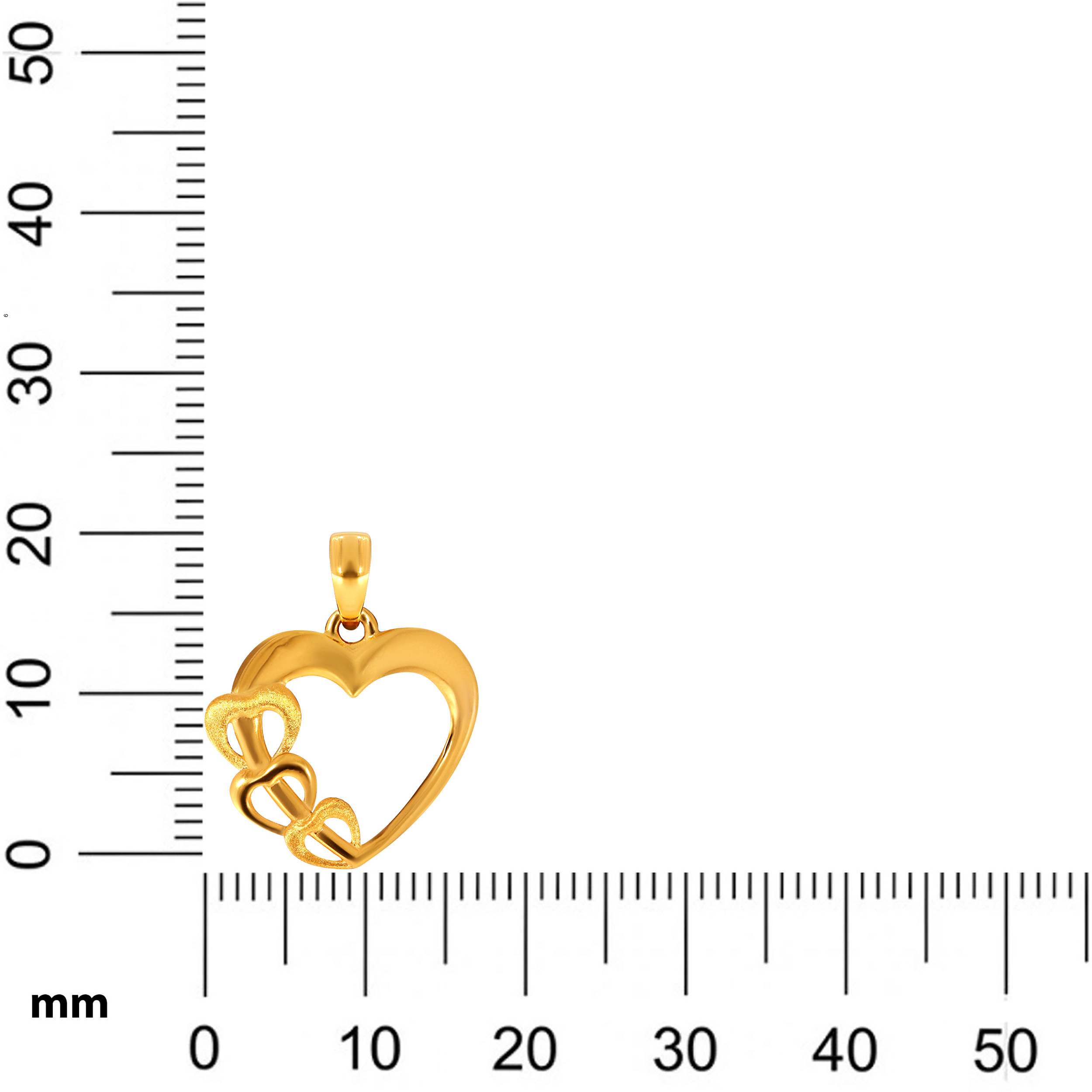 Heartfelt Harmony Gold Pendant - Senco Gold and Diamonds