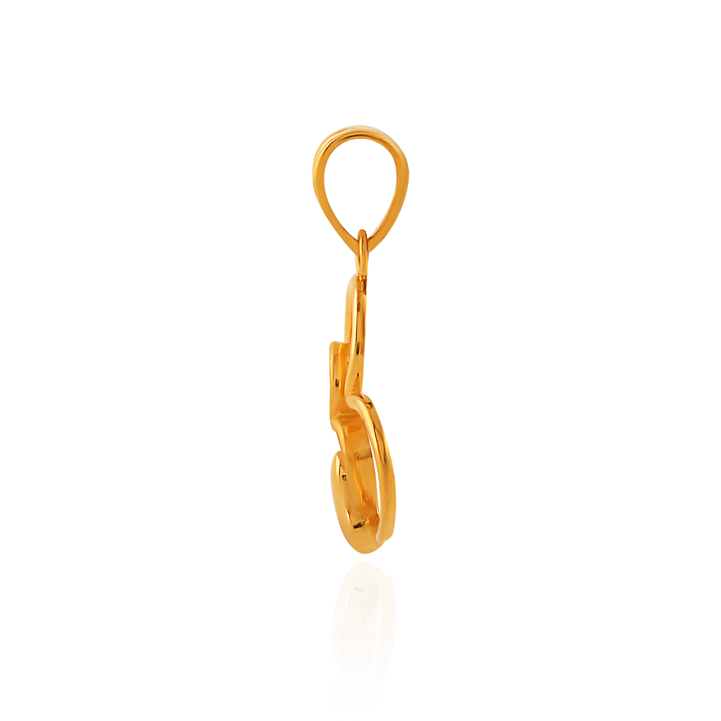 Glow Of Affection Gold Rakhi Pendant - Senco Gold and Diamonds