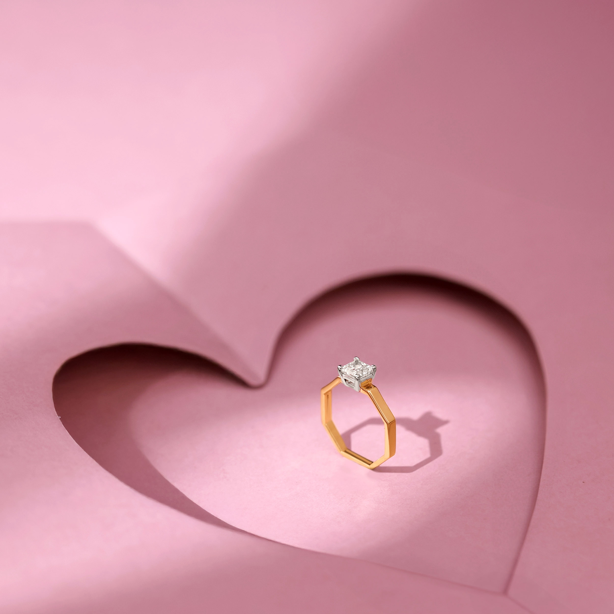 Appealing Solitaire Diamond Ring - Senco Gold and Diamonds