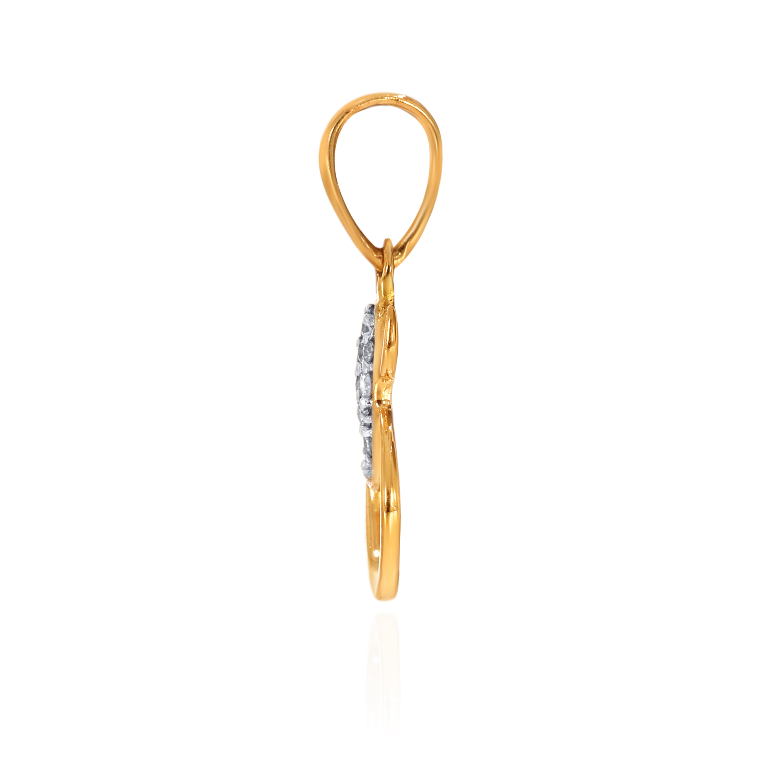 Vighnaharta Glow Diamond Pendant - Senco Gold and Diamonds