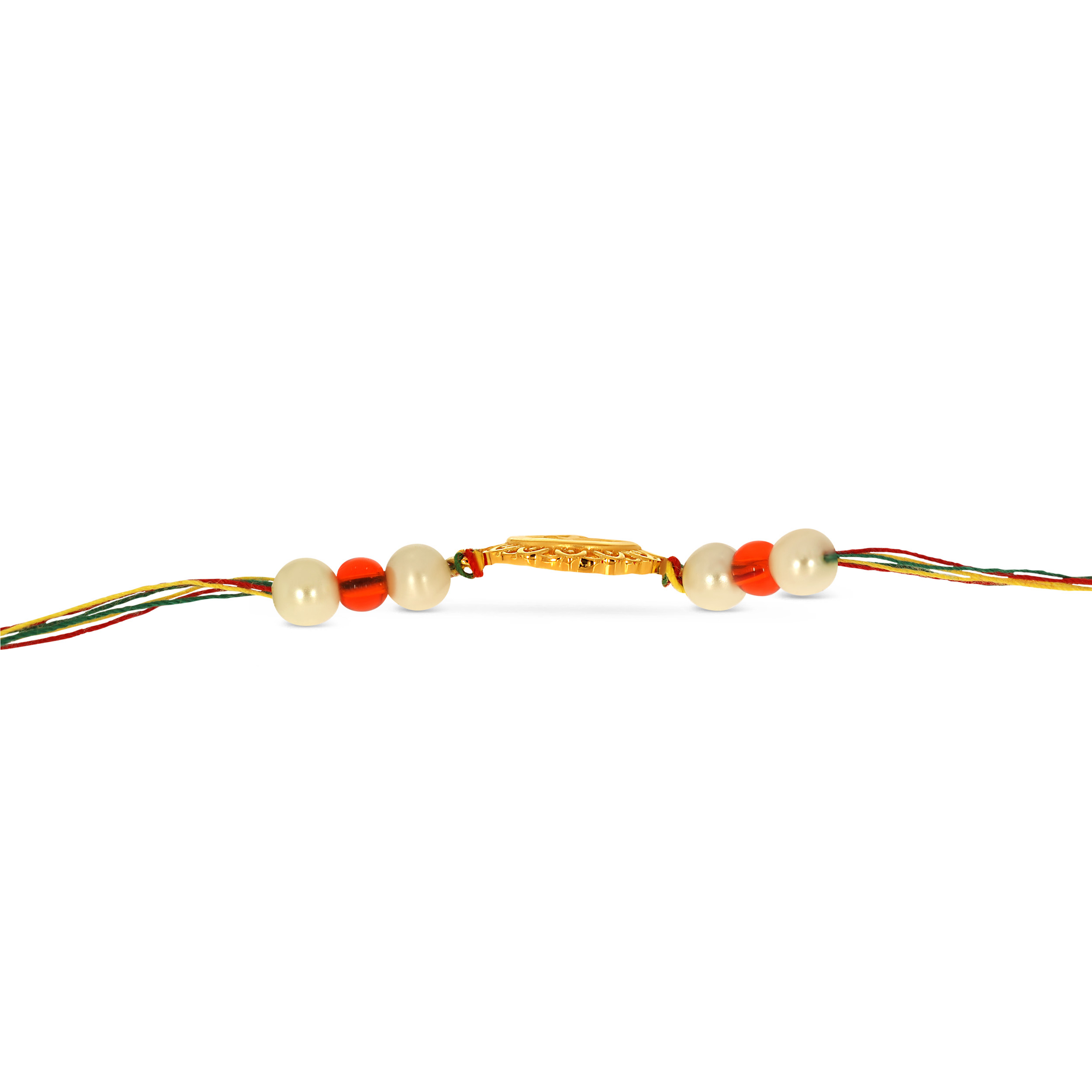 Traditional Vibes Om Gold Rakhi - Senco Gold and Diamonds