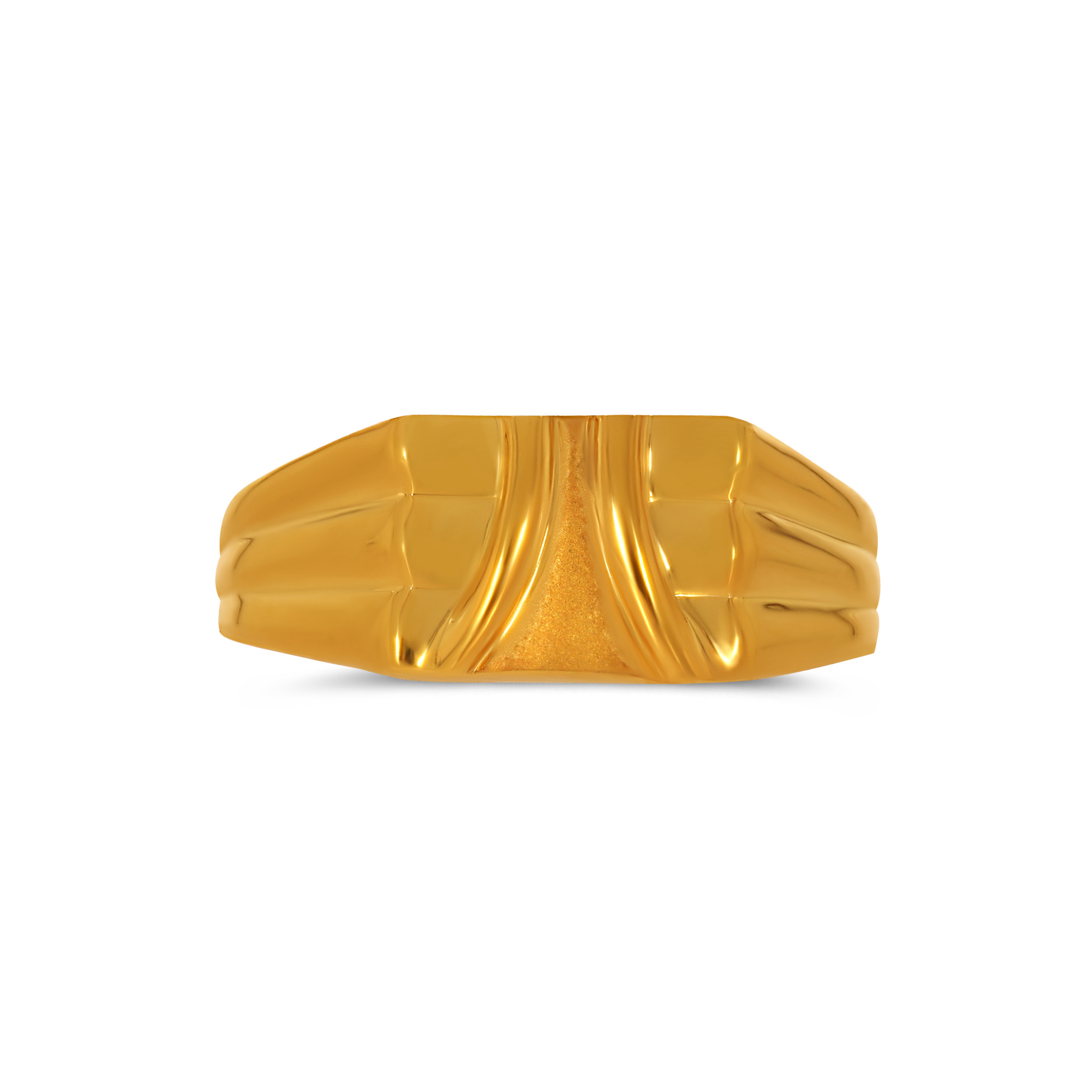 Classic Signet Men's Gold Ring - Senco Gold and Diamonds