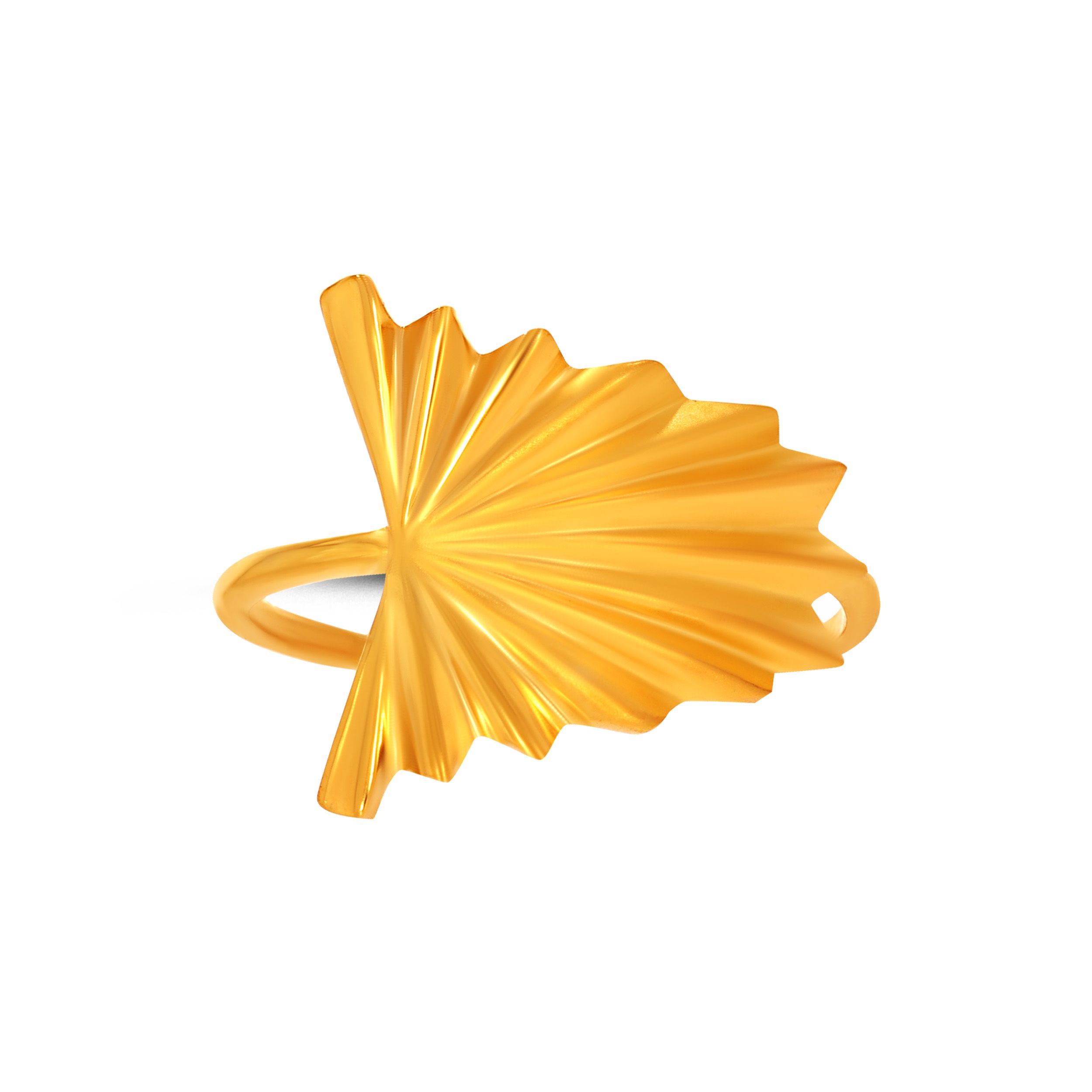 Palm Whisper Gold Ring alternate view 1