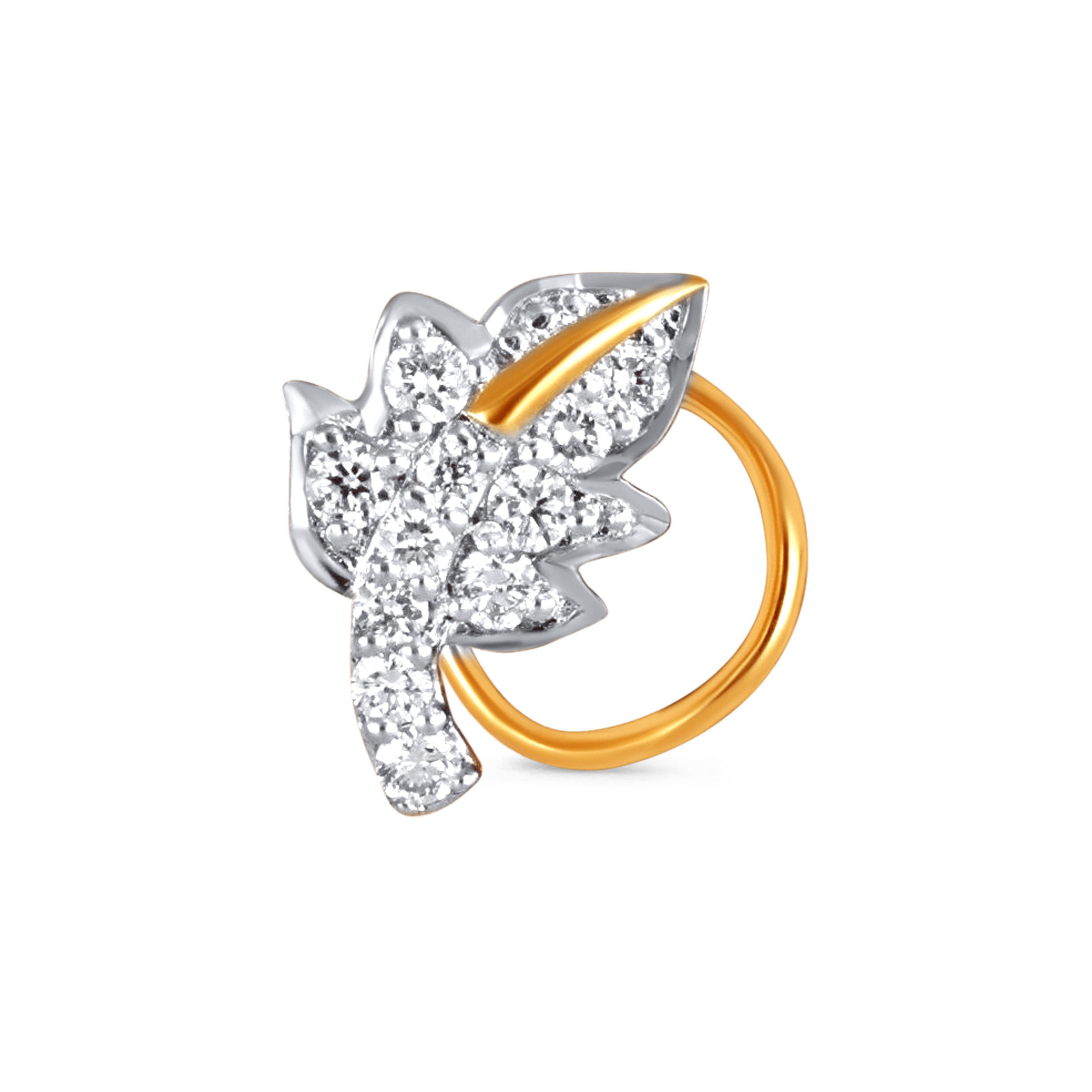 Whisper Of Sparkle Diamond Nose Pin - Senco Gold and Diamonds