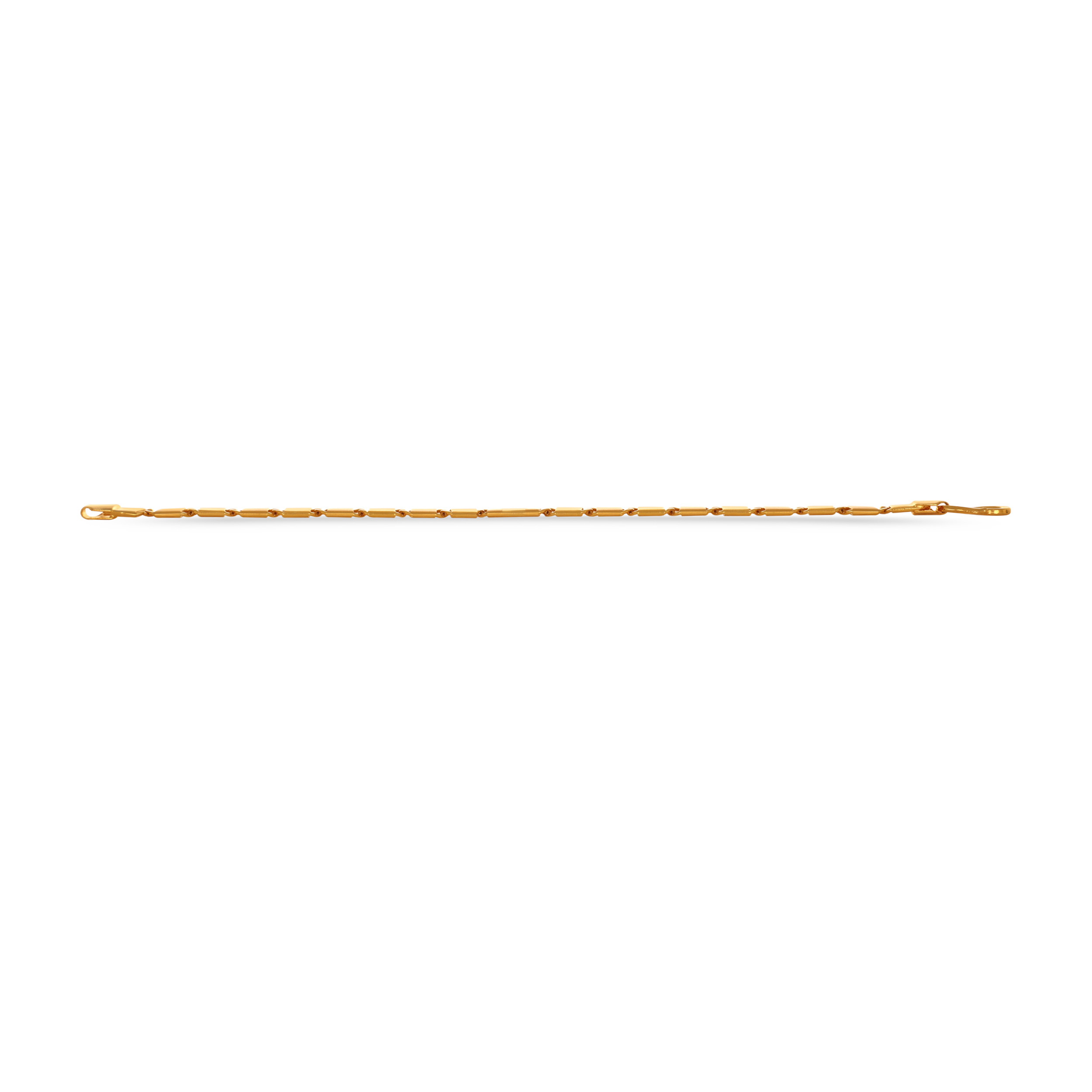 Suave Geomteric Links Men's Gold Wristlet - Senco Gold and Diamonds