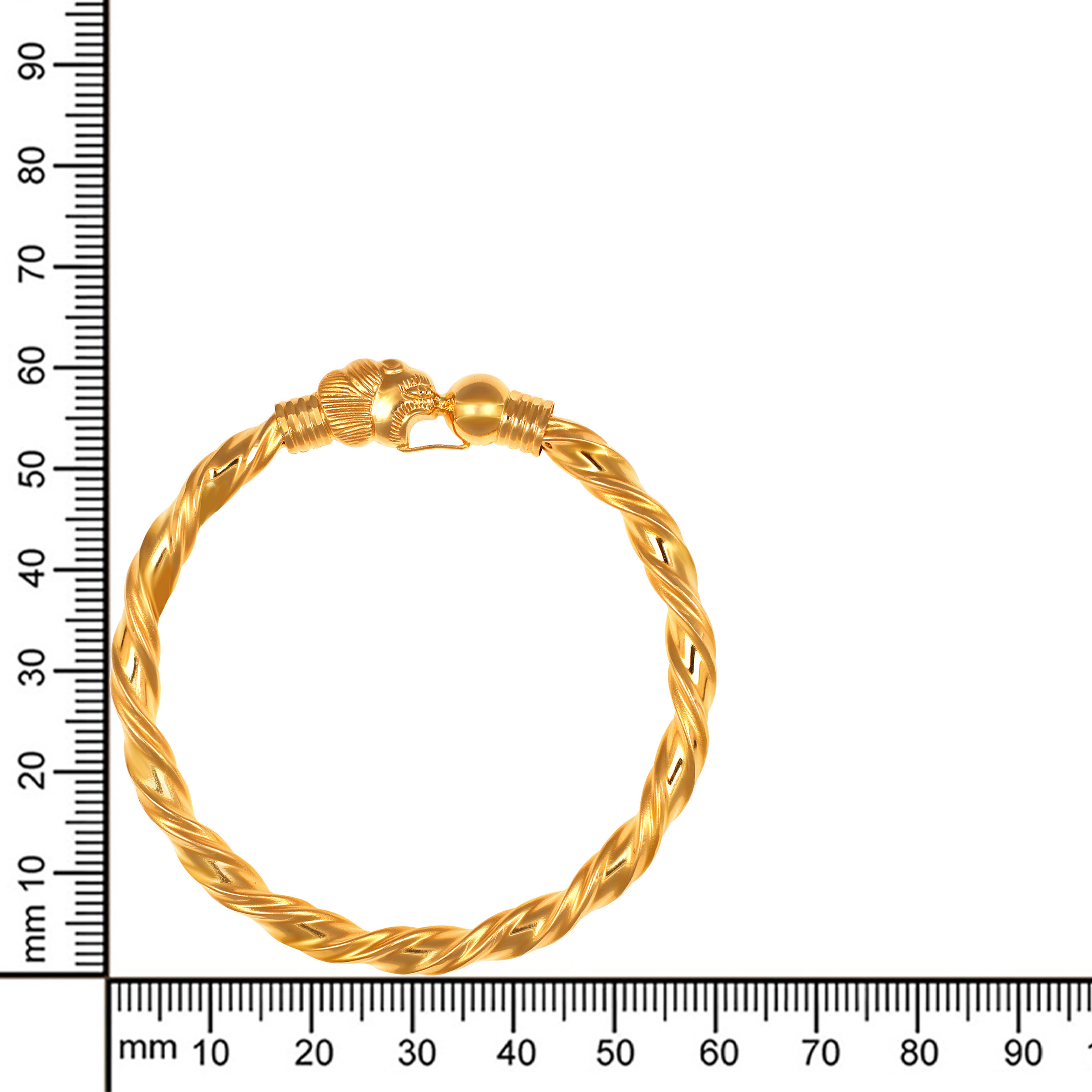 Timeless Traditions Twisted Gold Bangle - Senco Gold and Diamonds