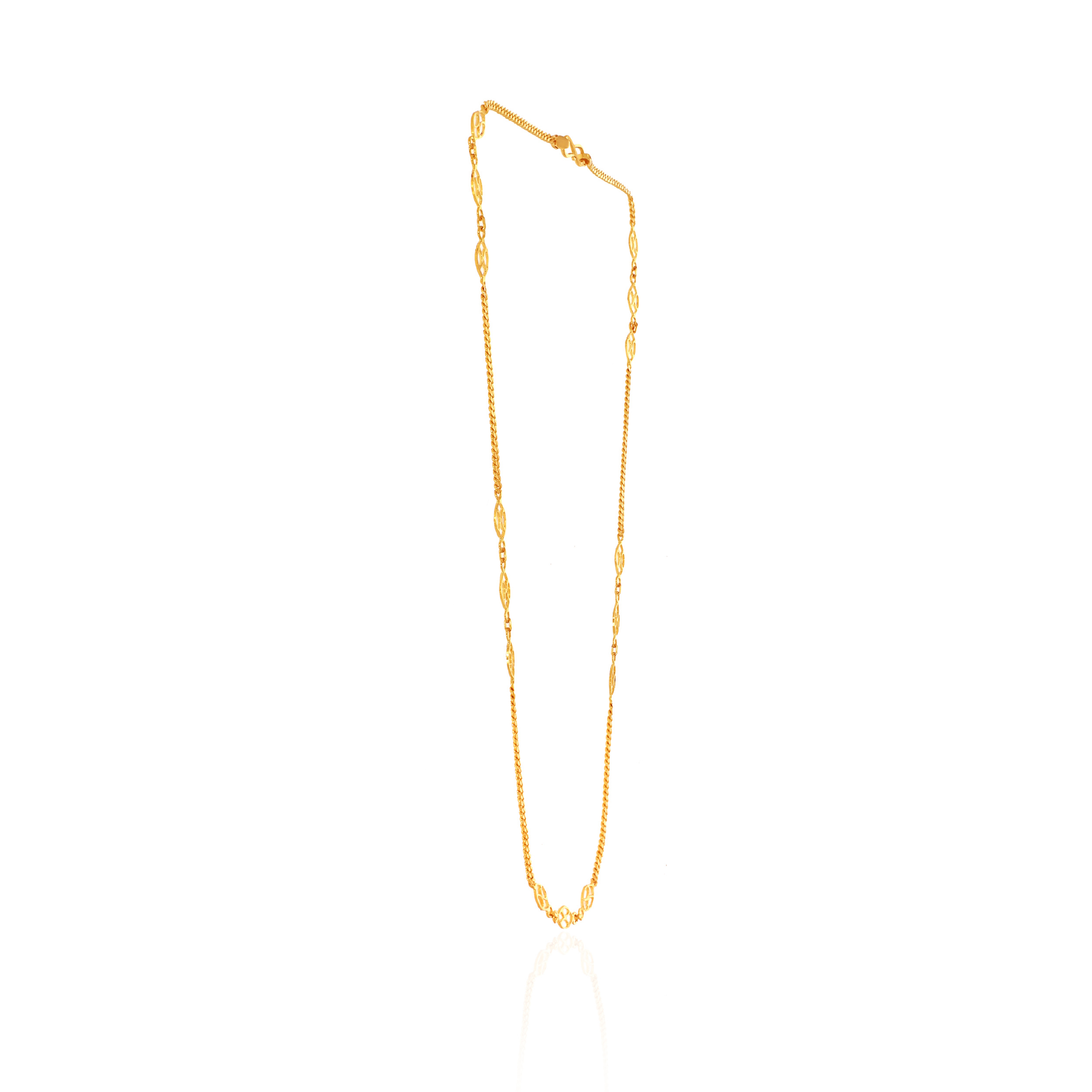 22K Yellow Gold Chain-GC-D000571431 - Senco Gold and Diamonds