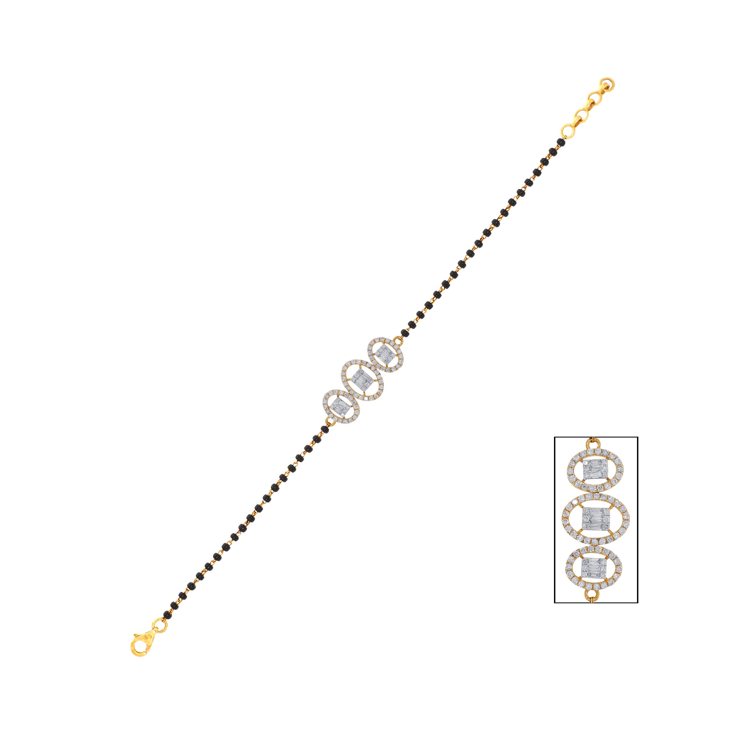 Elliptical Union Diamond Bracelet - Senco Gold and Diamonds