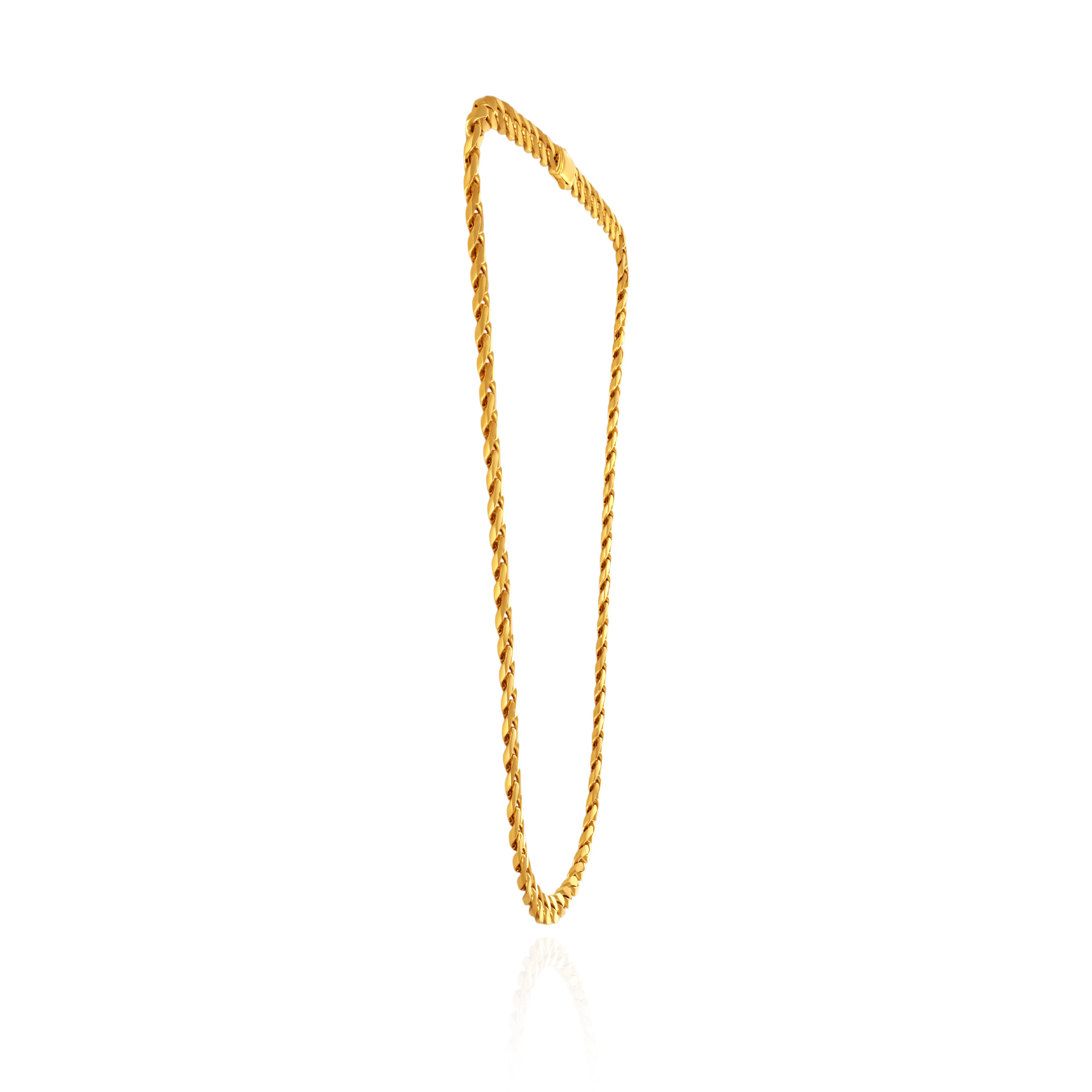 Rugged Curb-Link Men's Gold Chain - Senco Gold and Diamonds