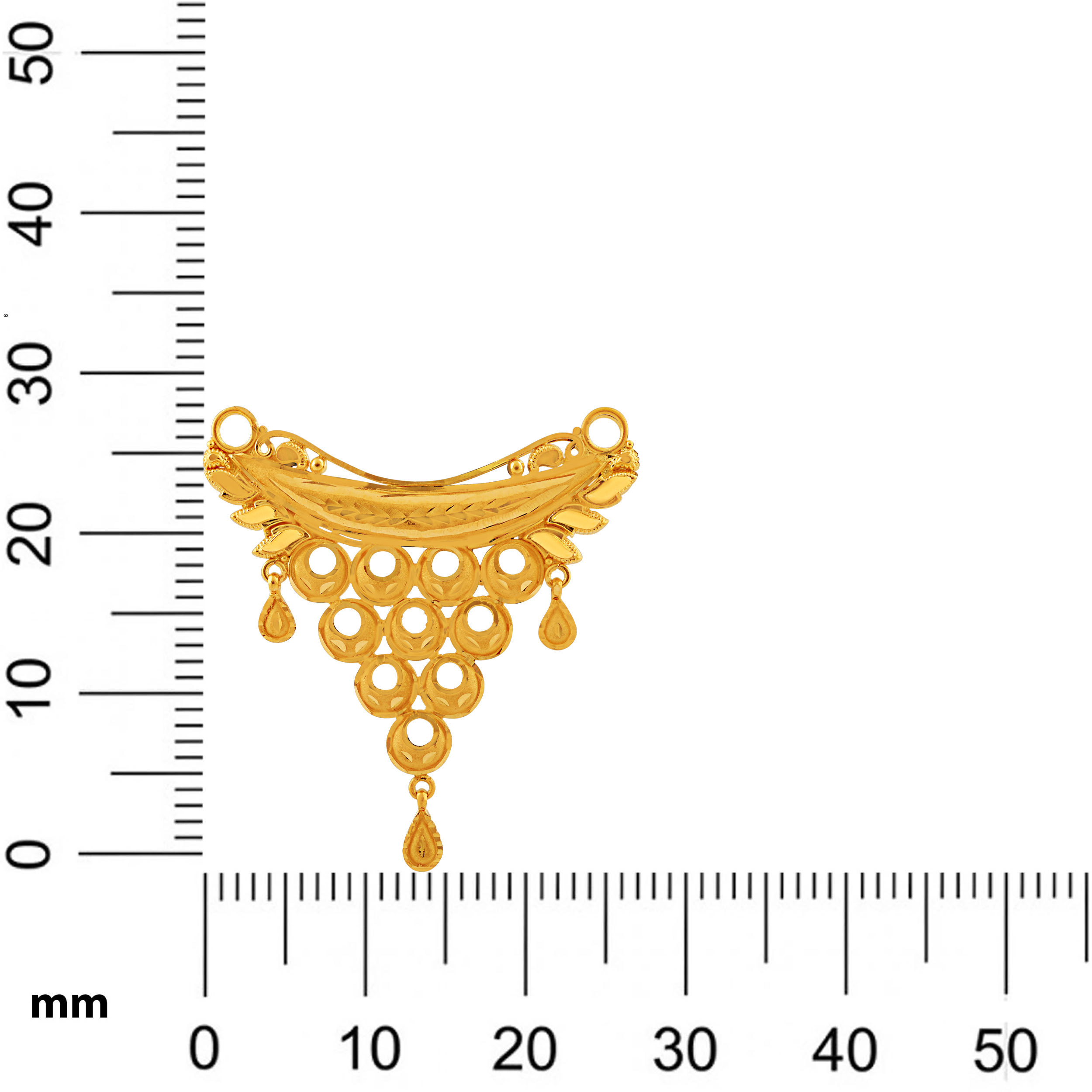 Dewdrop Cascade Gold Pendant - Senco Gold and Diamonds