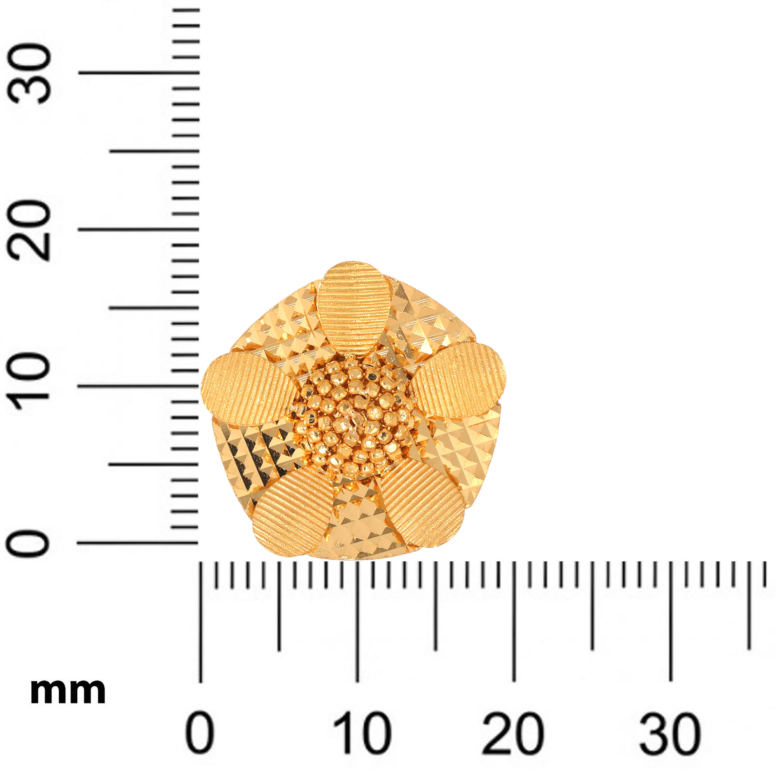 Precious Bloom Gold Studs - Senco Gold and Diamonds