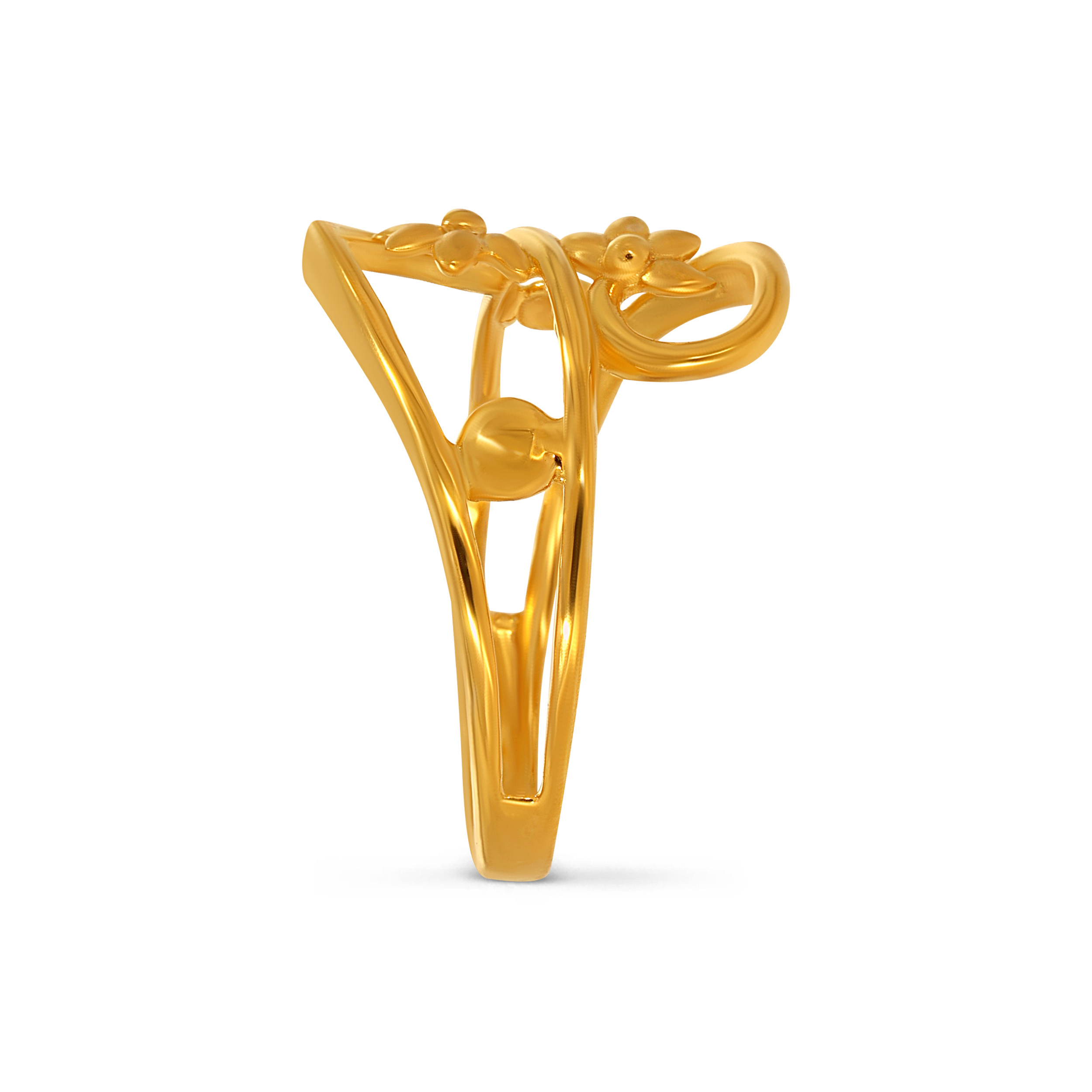 Floral Vine Gold Ring - Senco Gold and Diamonds