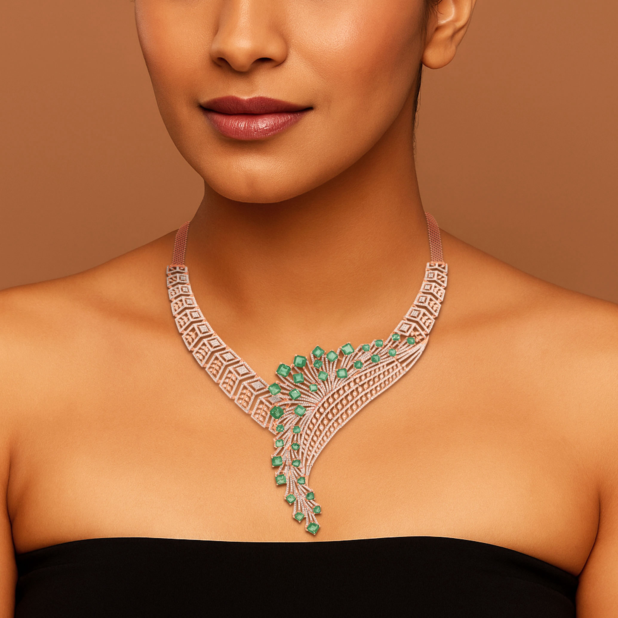 Lumière Fleur Diamond Necklace - Senco Gold and Diamonds