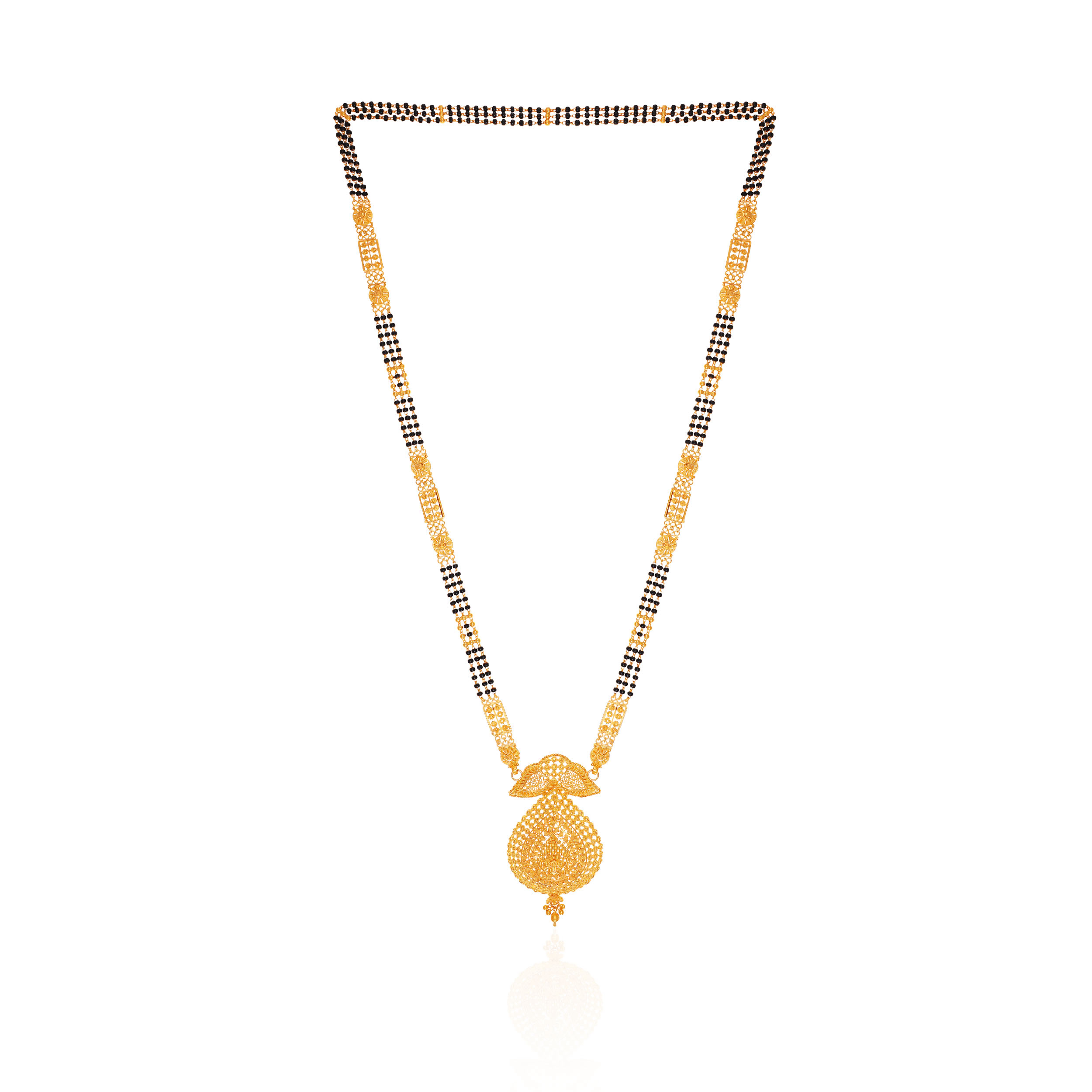 Eternal Elegance Gold Mangalsutra - Senco Gold and Diamonds