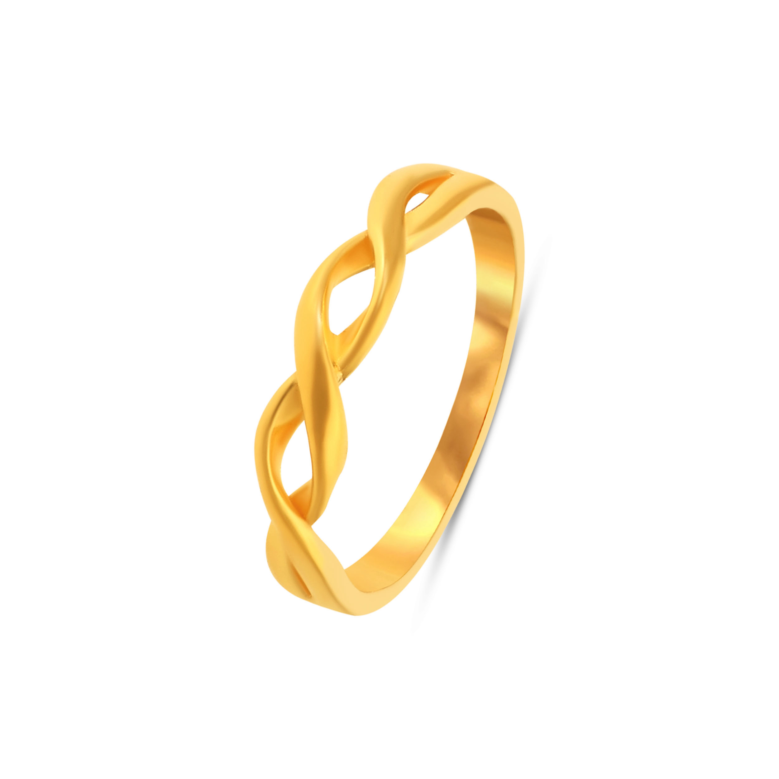 Everyday Interlace Gold Ring - Senco Gold and Diamonds