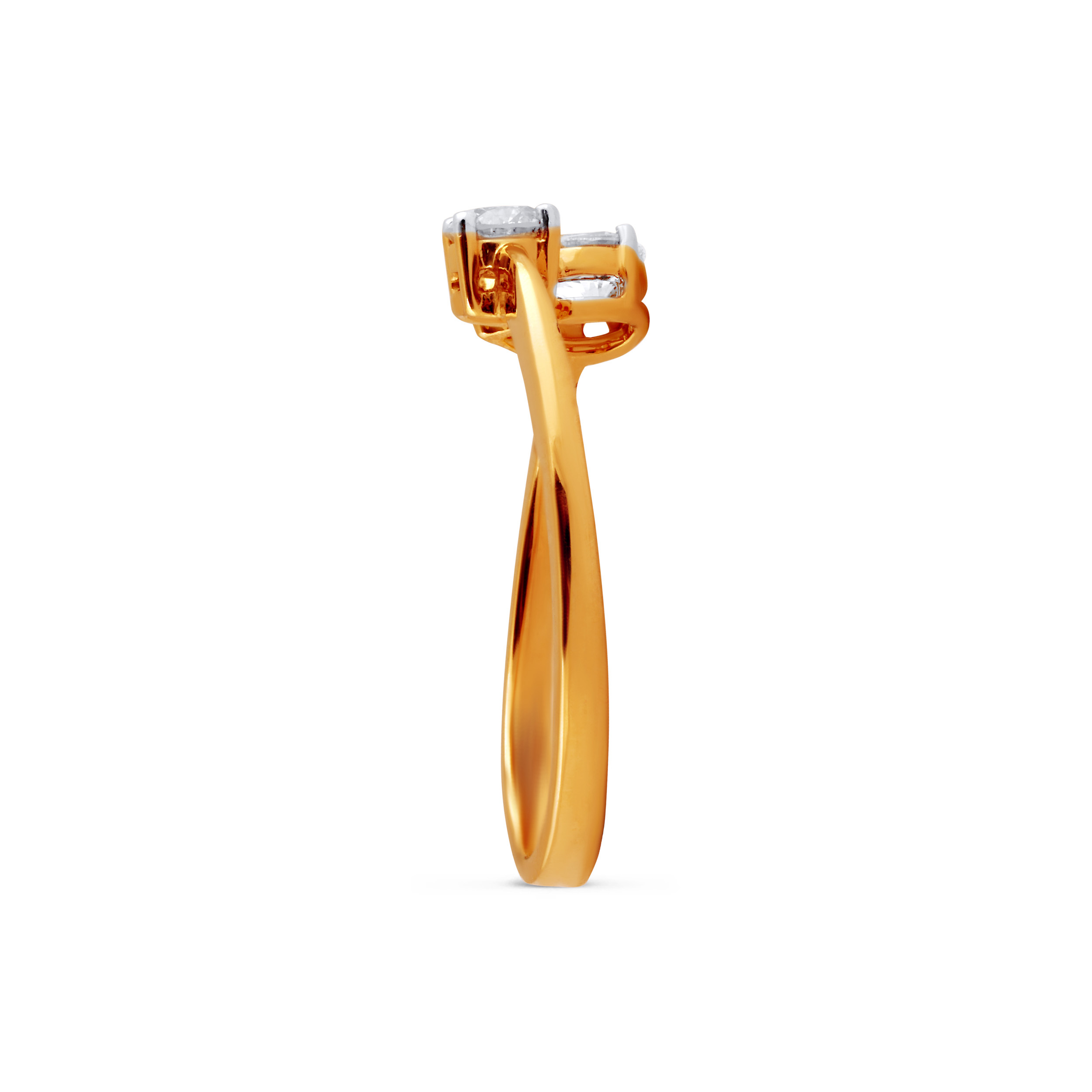 Gleaming Duo Solitaire Diamond Ring - Senco Gold and Diamonds