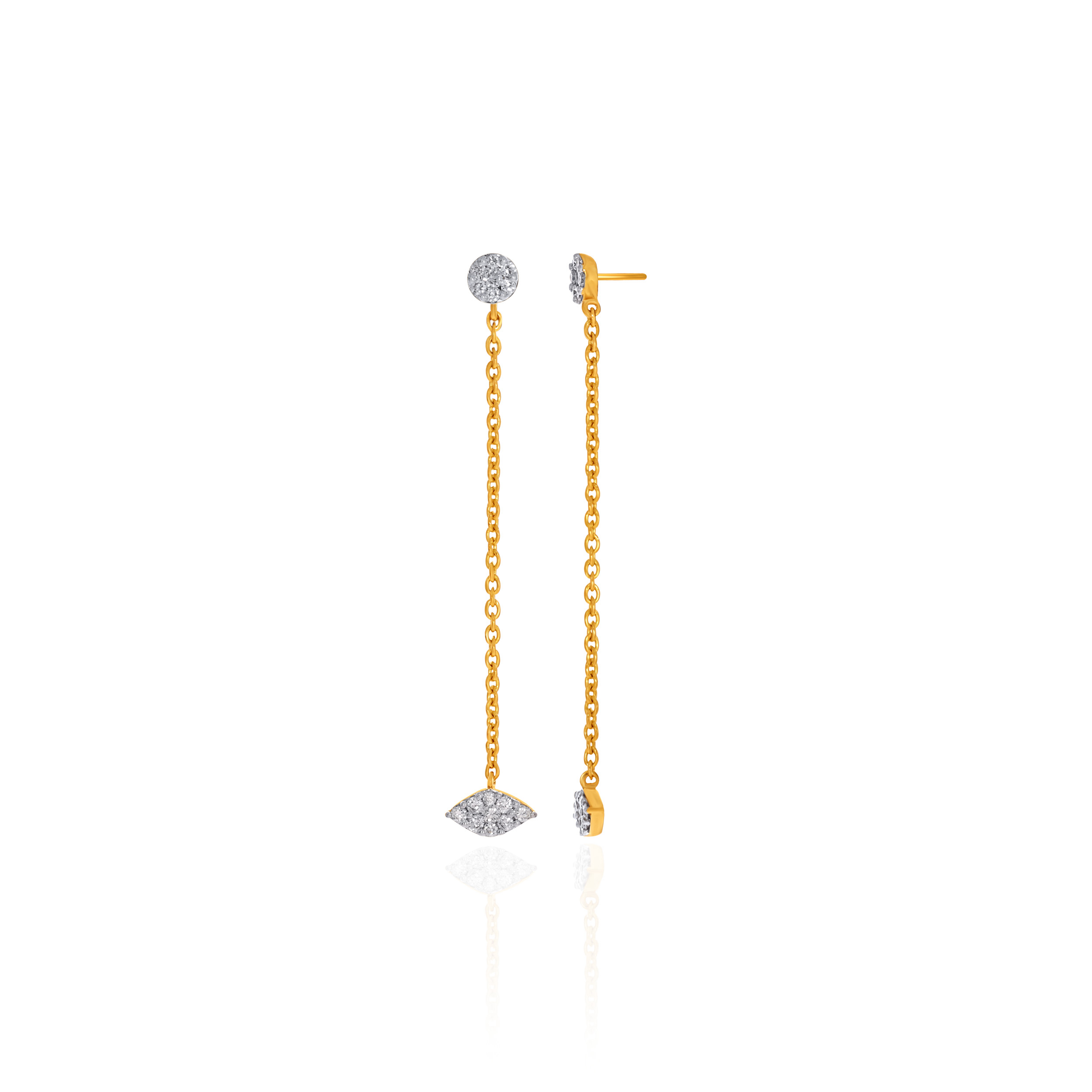 Glimmer Trail Diamond Earrings - Senco Gold and Diamonds