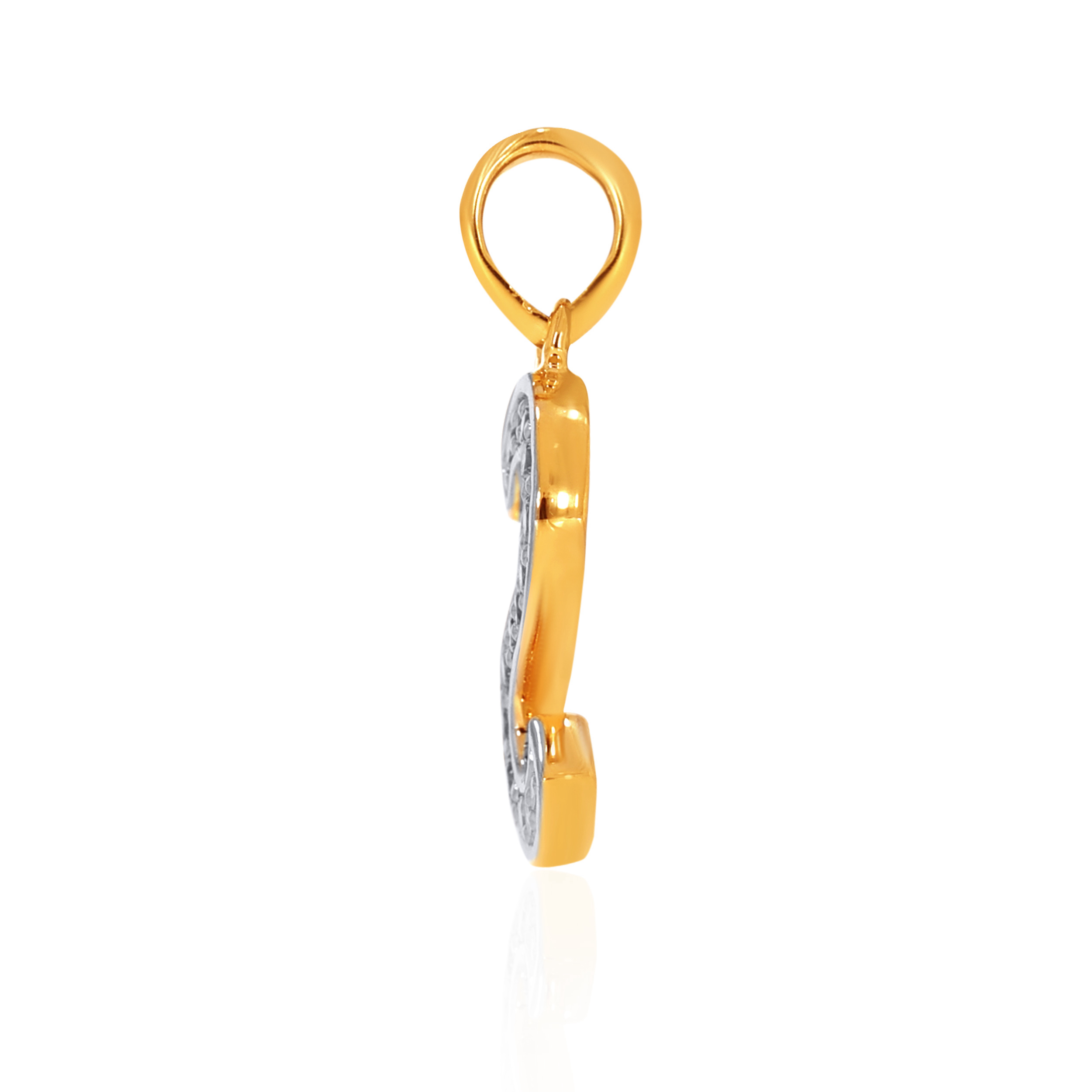 Spirit's Sparkle S Diamond Pendant - Senco Gold and Diamonds