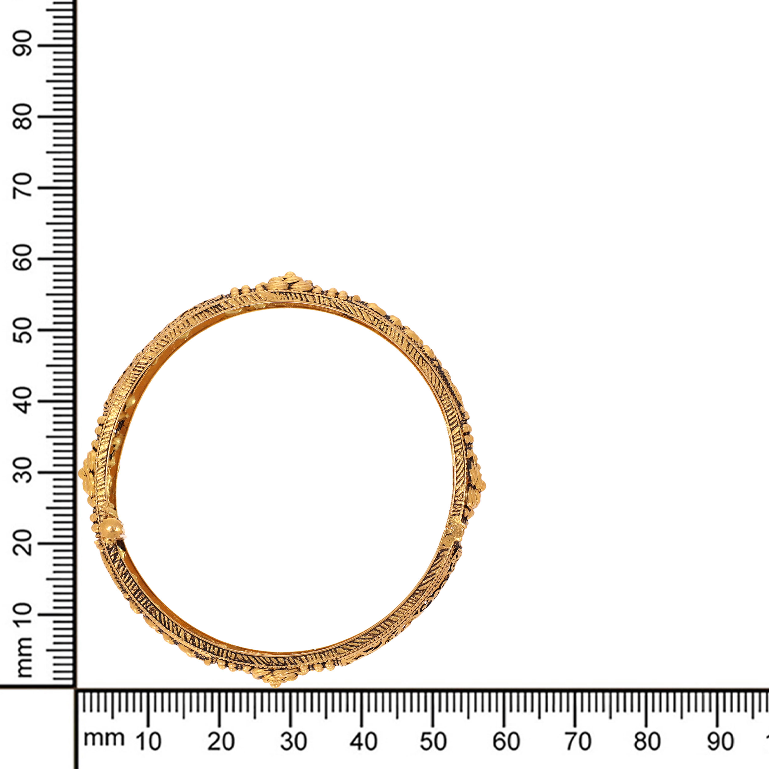 Antique Legacy Chur Bangle - Senco Gold and Diamonds