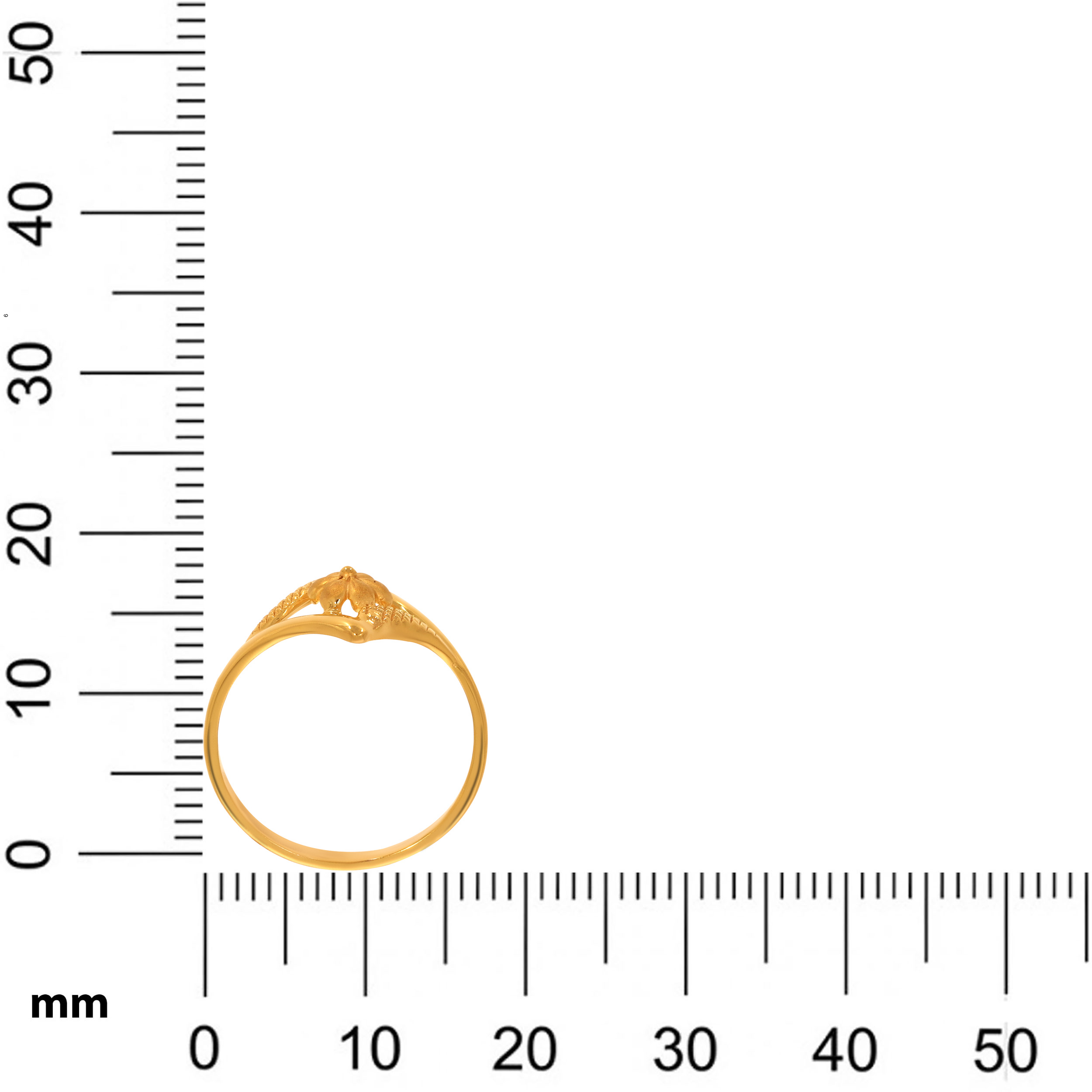 22K Yellow Gold Ring-GLR-D000281662 - Senco Gold and Diamonds