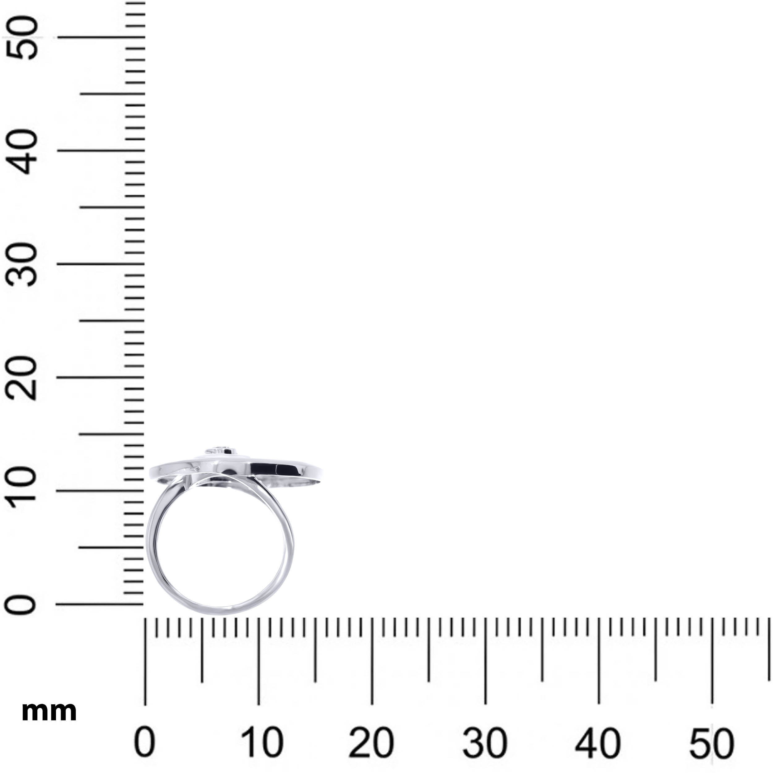 Sleek 'C'harisma Platinum Ring - Senco Gold and Diamonds
