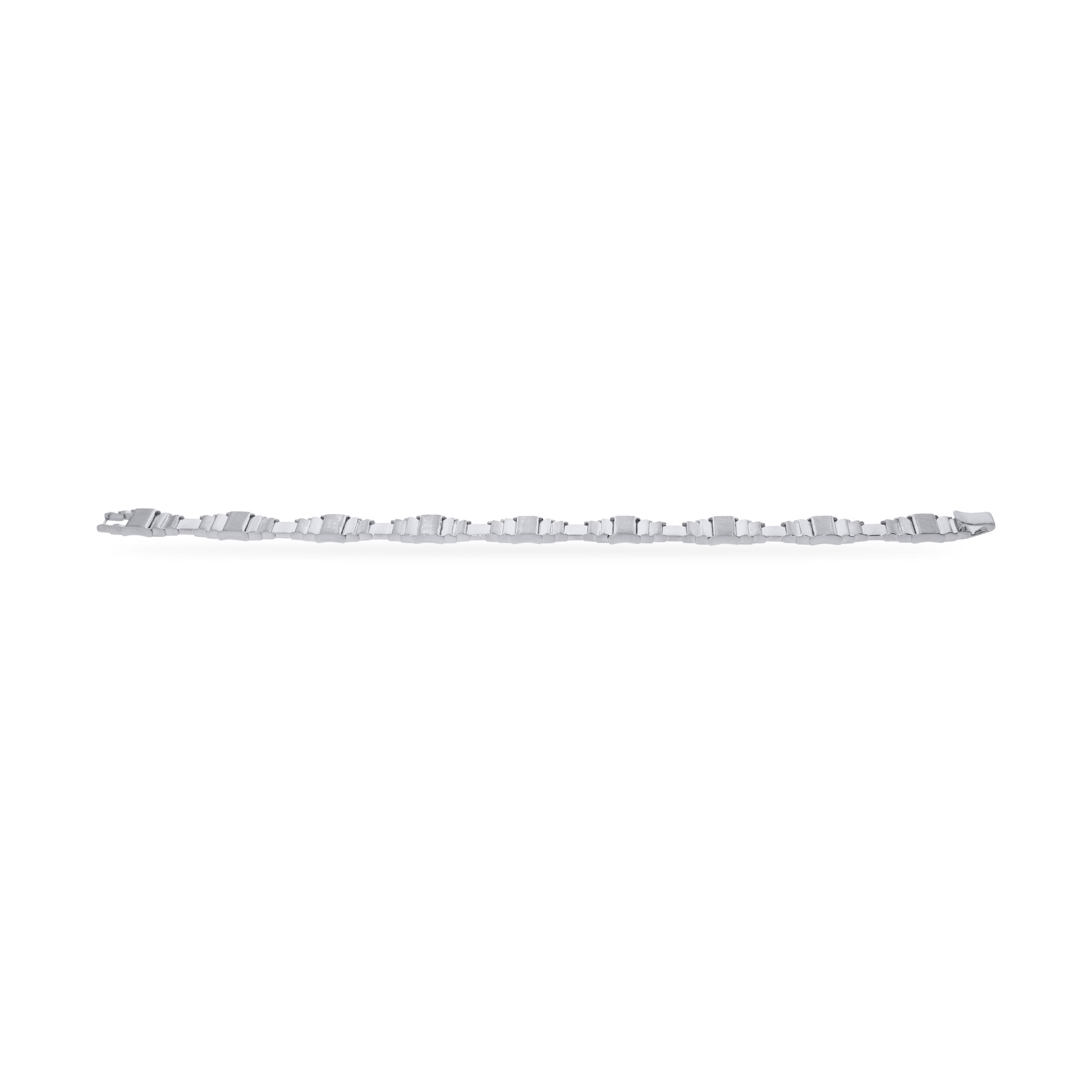 Bridging Brilliance Men Platinum Wristlet - Senco Gold and Diamonds