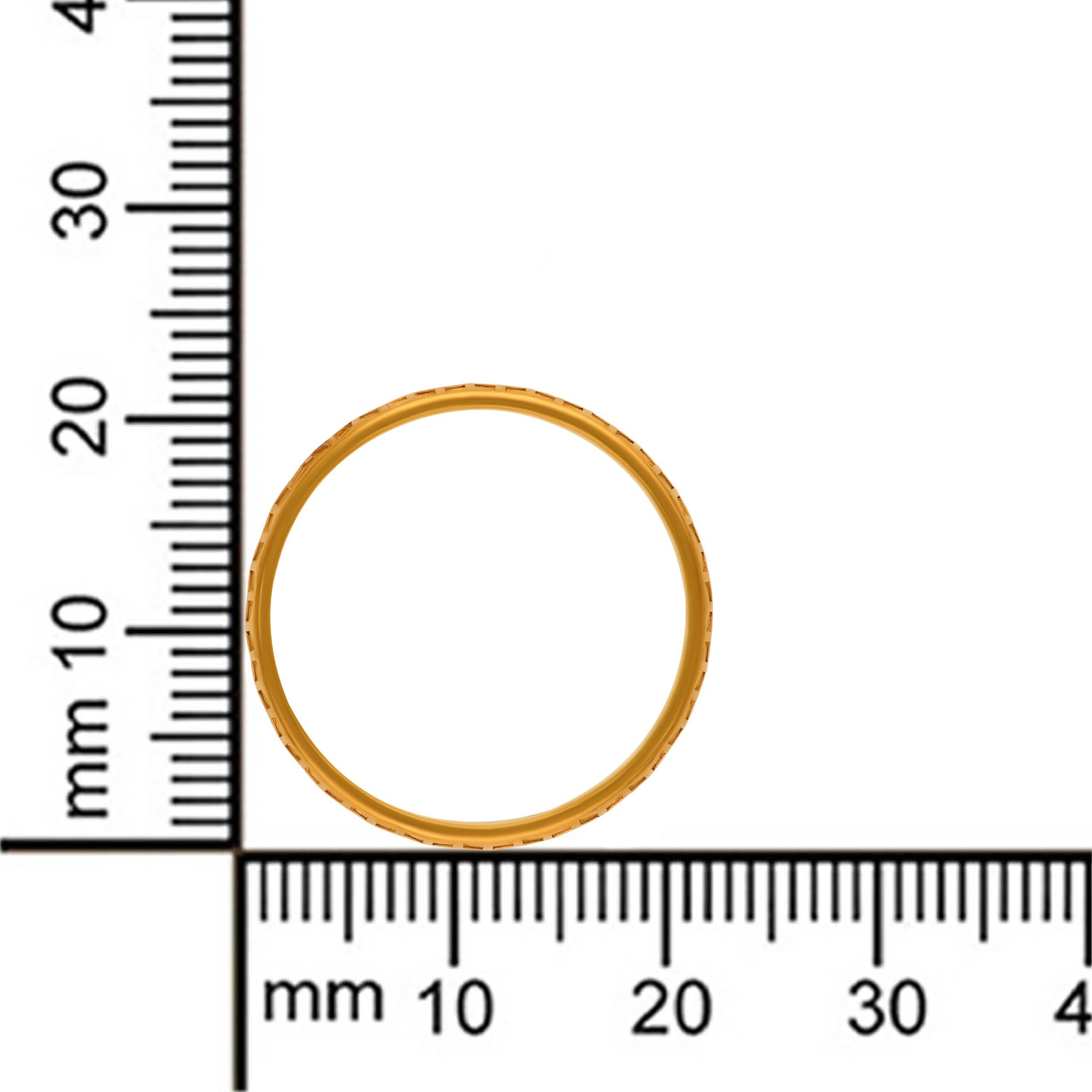 Isometric Apex Men's Gold Ring alternate view 3
