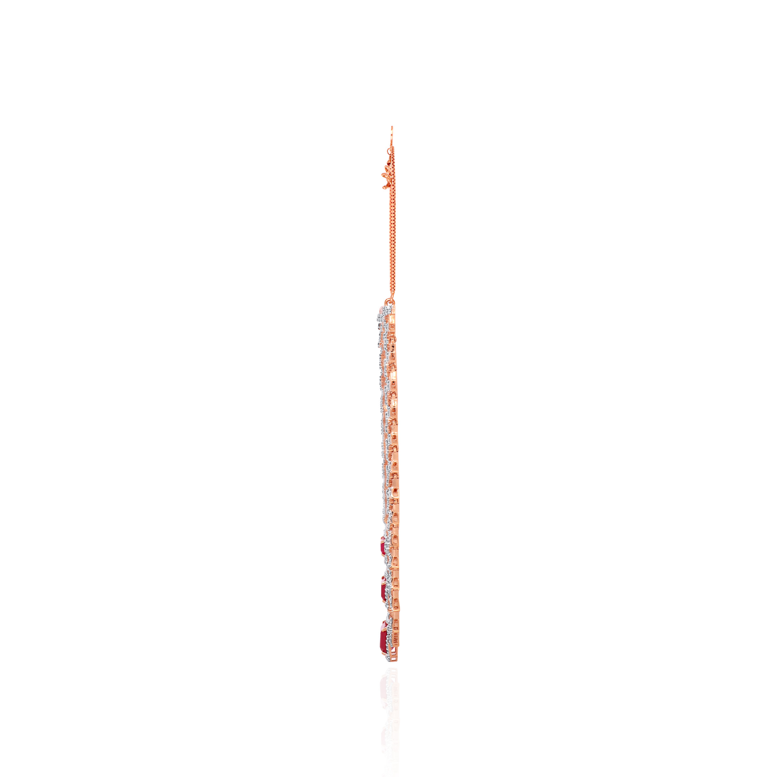 Trilara Scarlet Diamond Layered Necklace - Senco Gold and Diamonds
