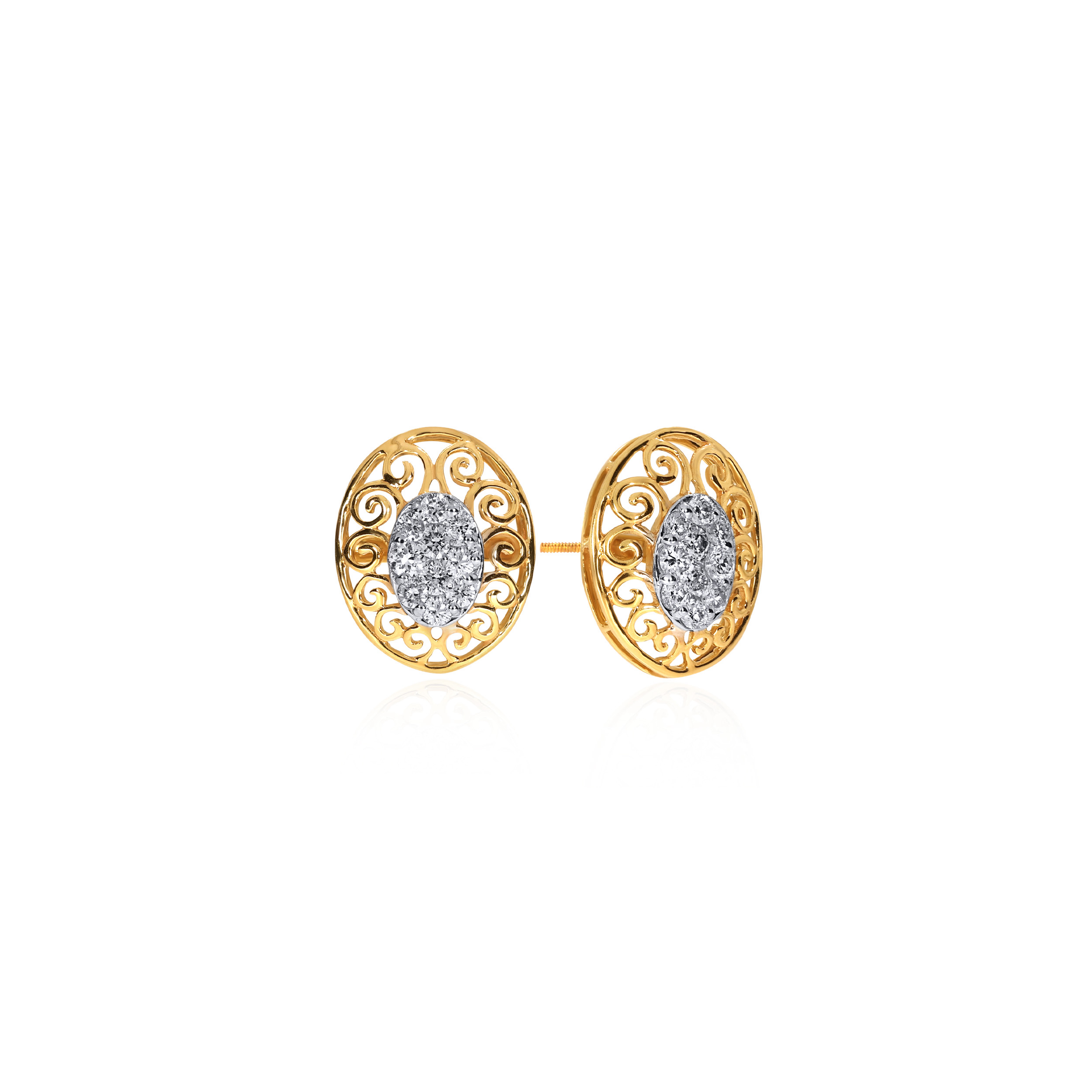 Dreamy Art Diamond Studs - Senco Gold and Diamonds