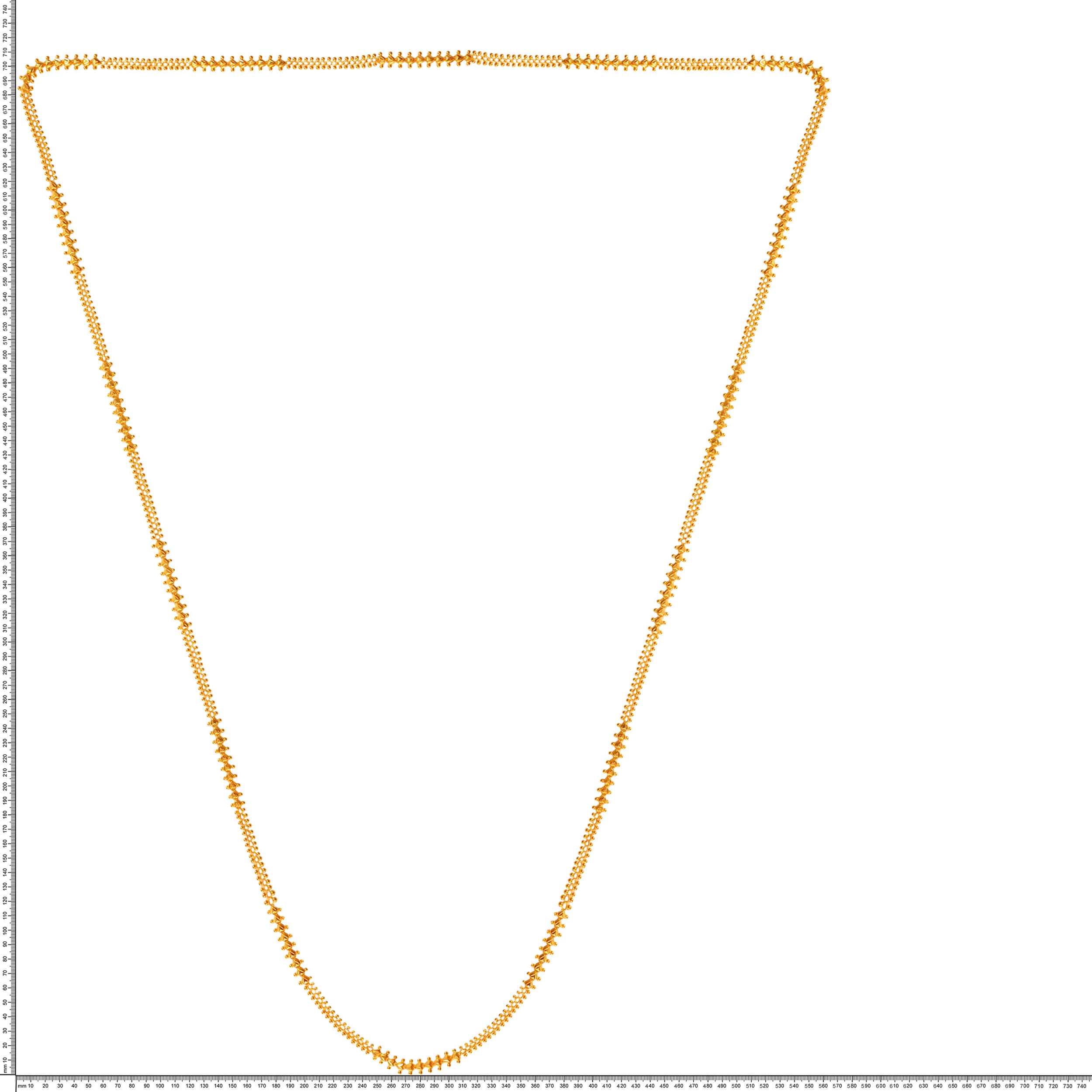 Ethnic Simplicity Gold Chain - Senco Gold and Diamonds