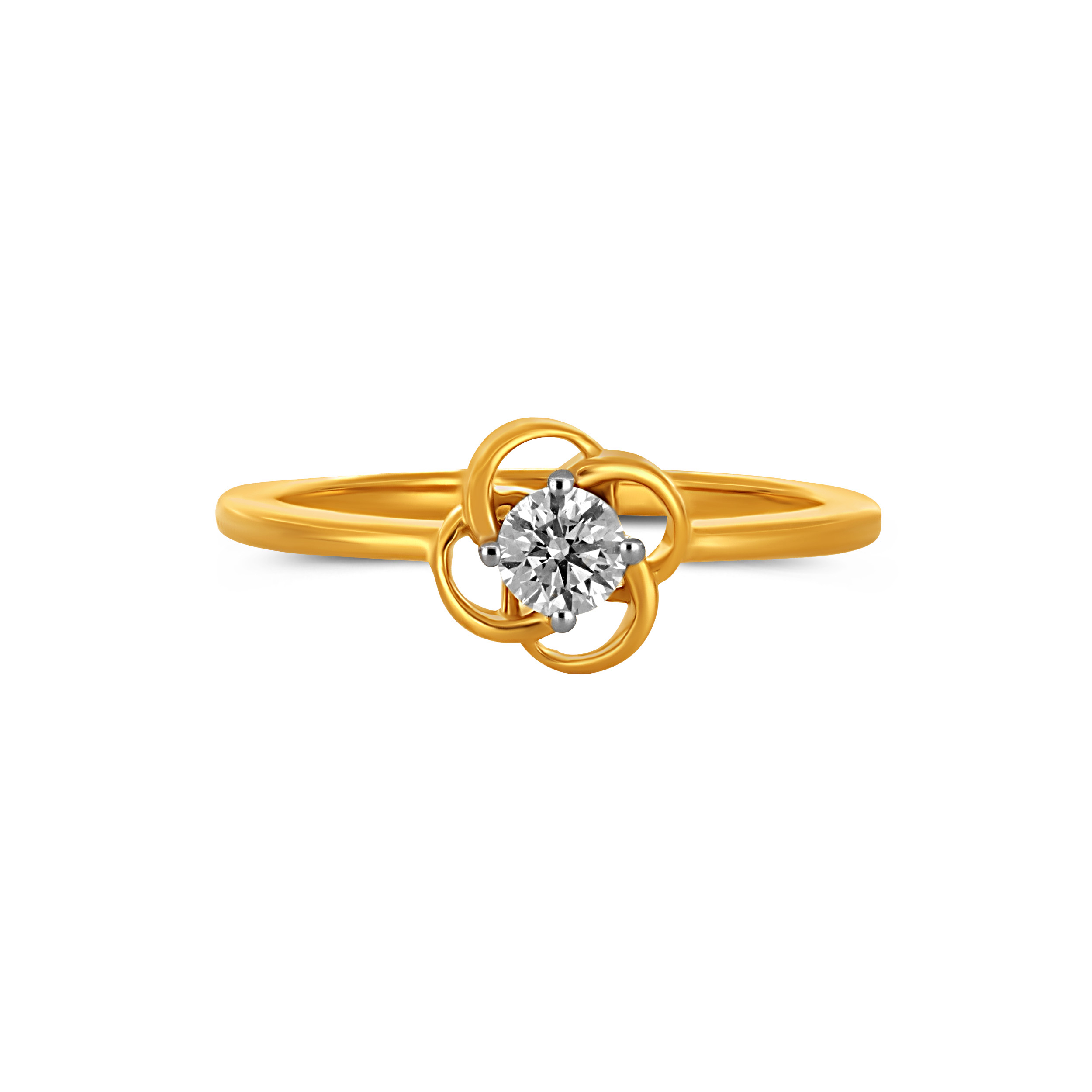 Aurielle Crown Solitaire Diamond Ring alternate view 1