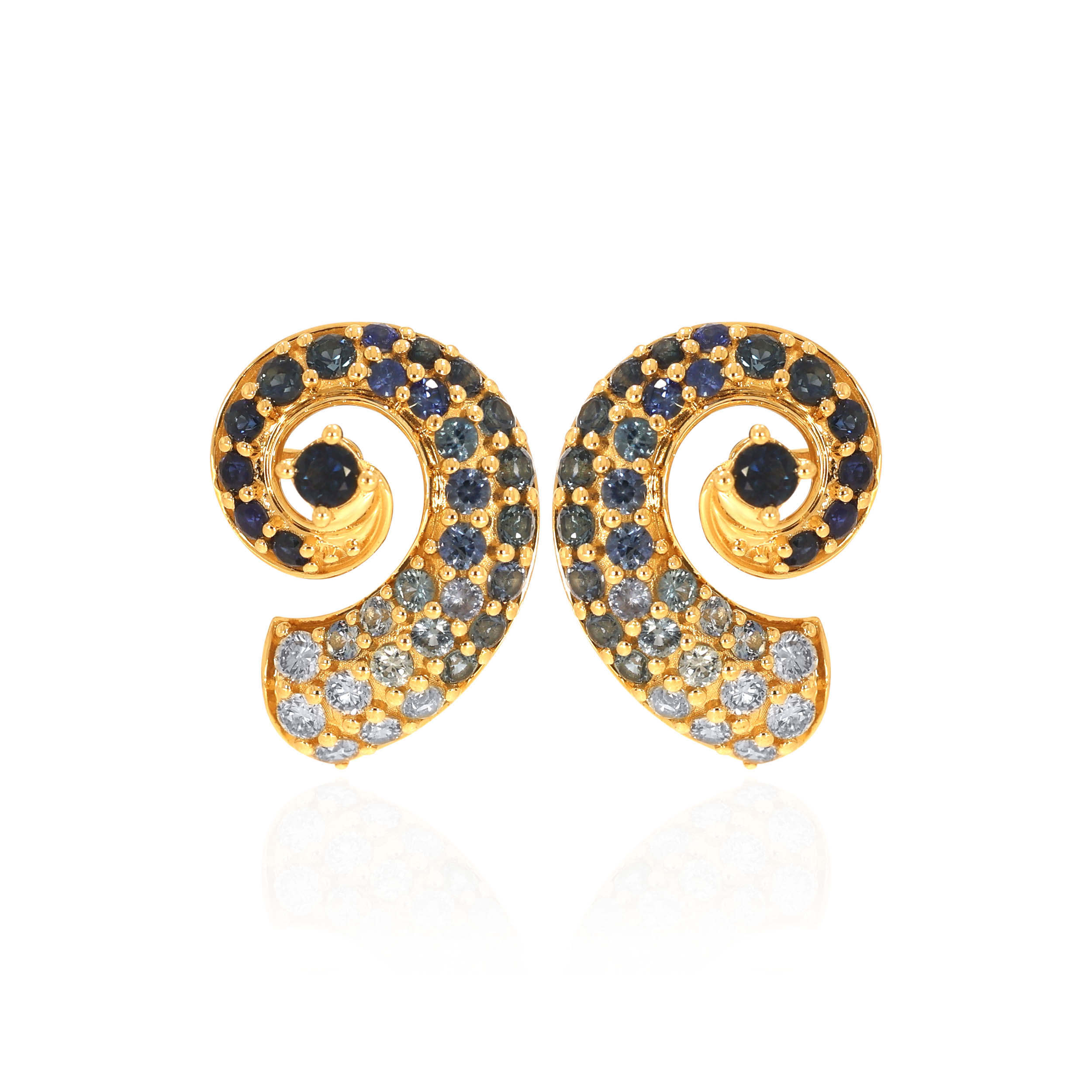 Ocean's Whispers Diamond Earrings - Senco Gold and Diamonds