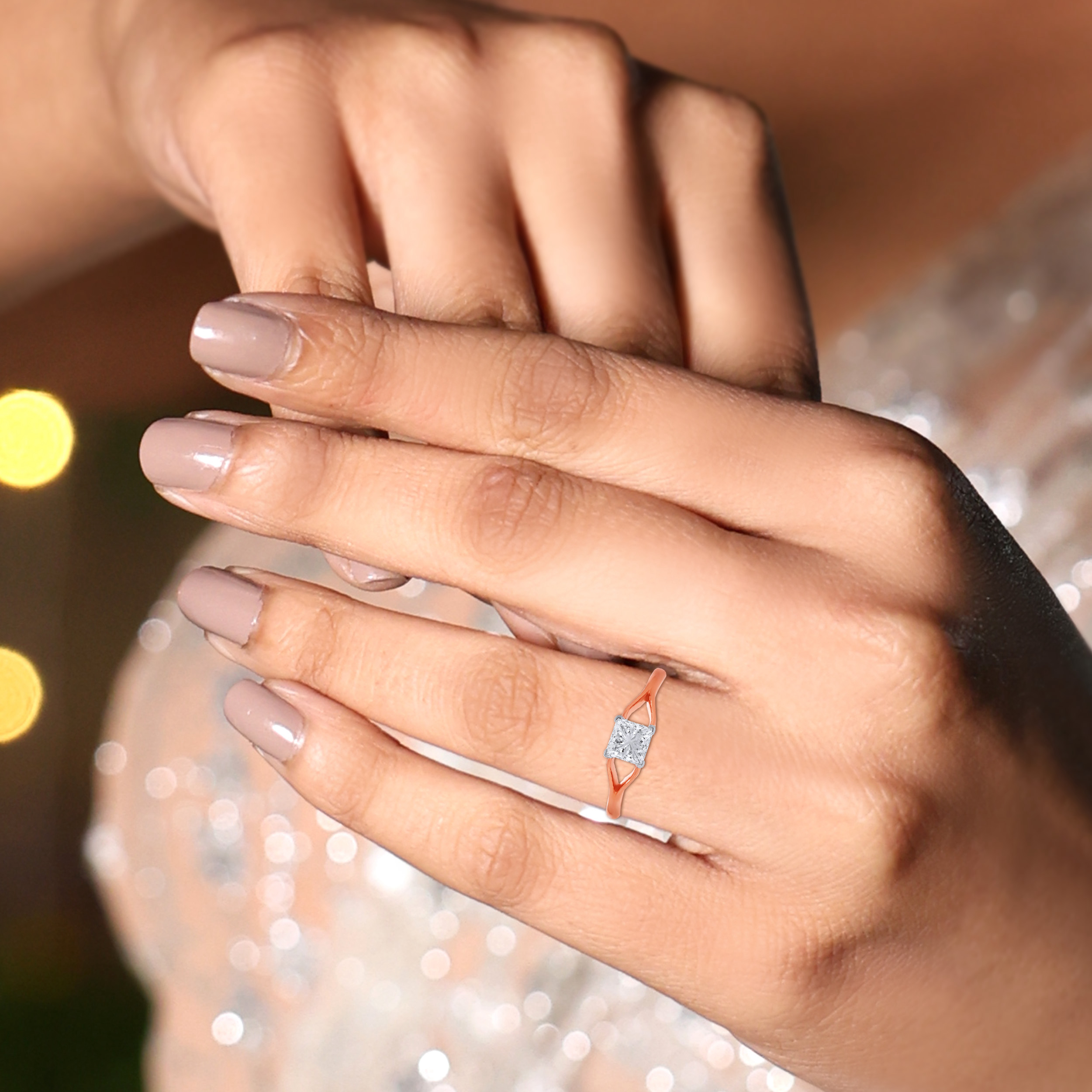 Faceted Fire Diamond Ring - Senco Gold and Diamonds