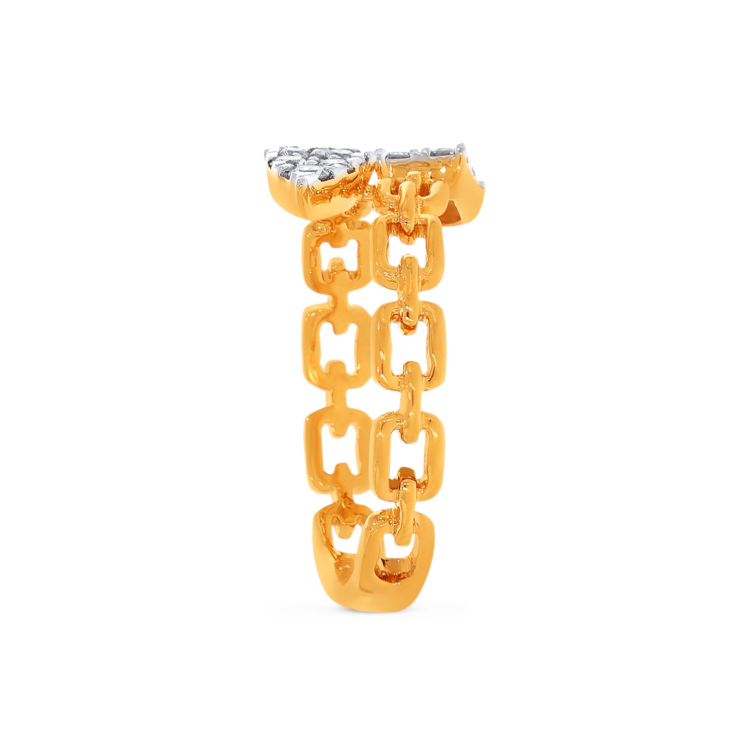 18K Yellow Gold Diamond Ring-DLR-D000772730 - Senco Gold and Diamonds