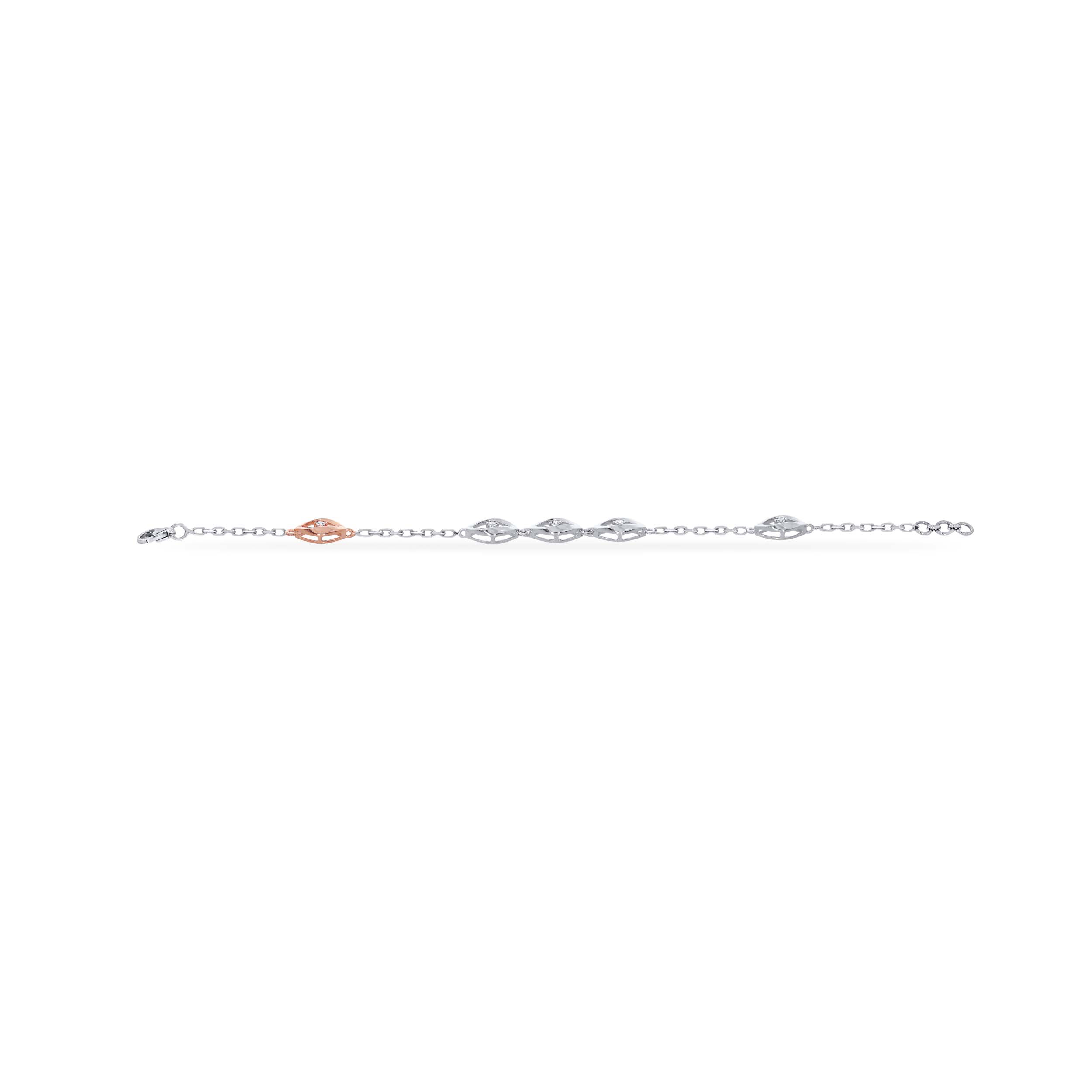 Subtle Vision Platinum Diamond Bracelet - Senco Gold and Diamonds