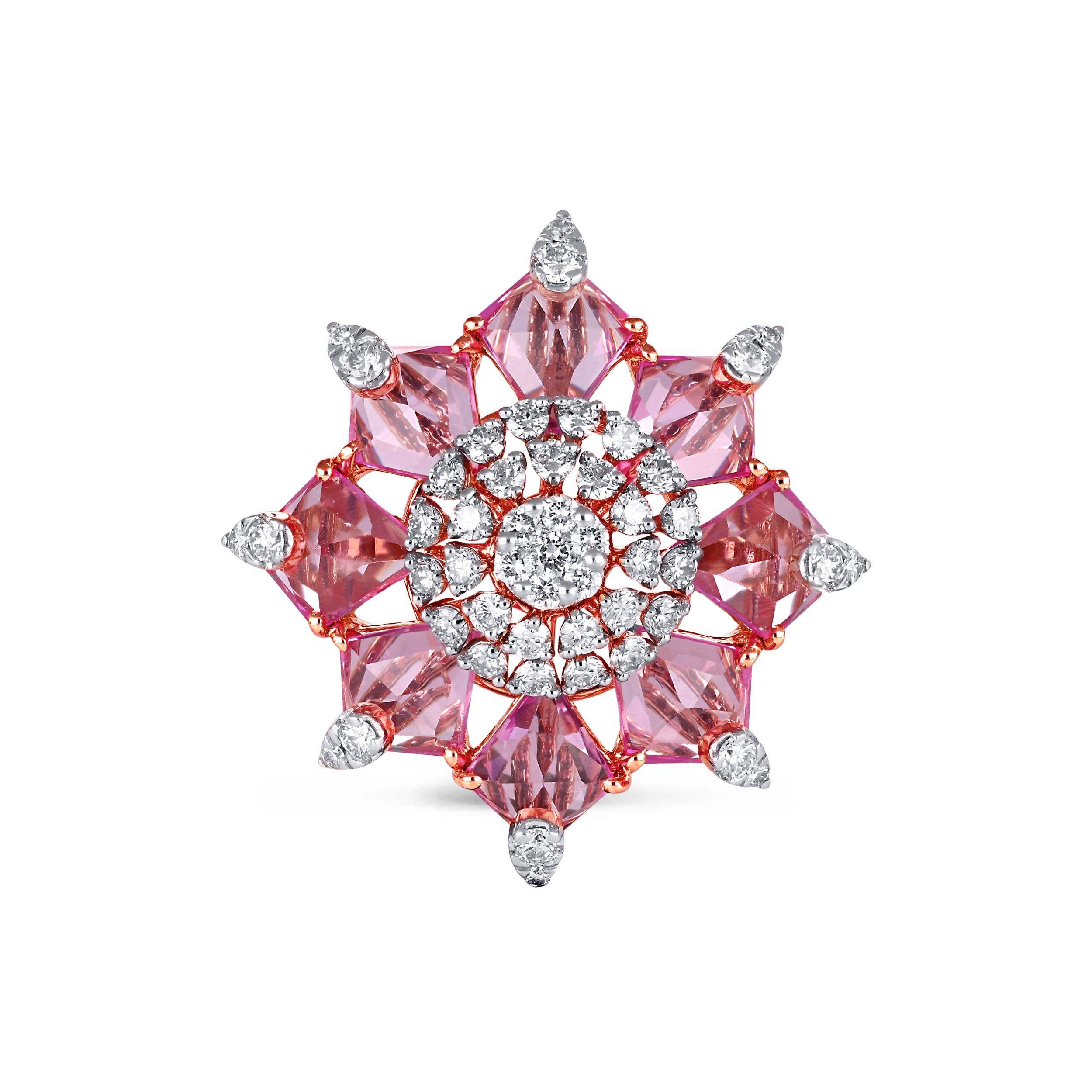 Rosette Whimsy Diamond Ring - Senco Gold and Diamonds