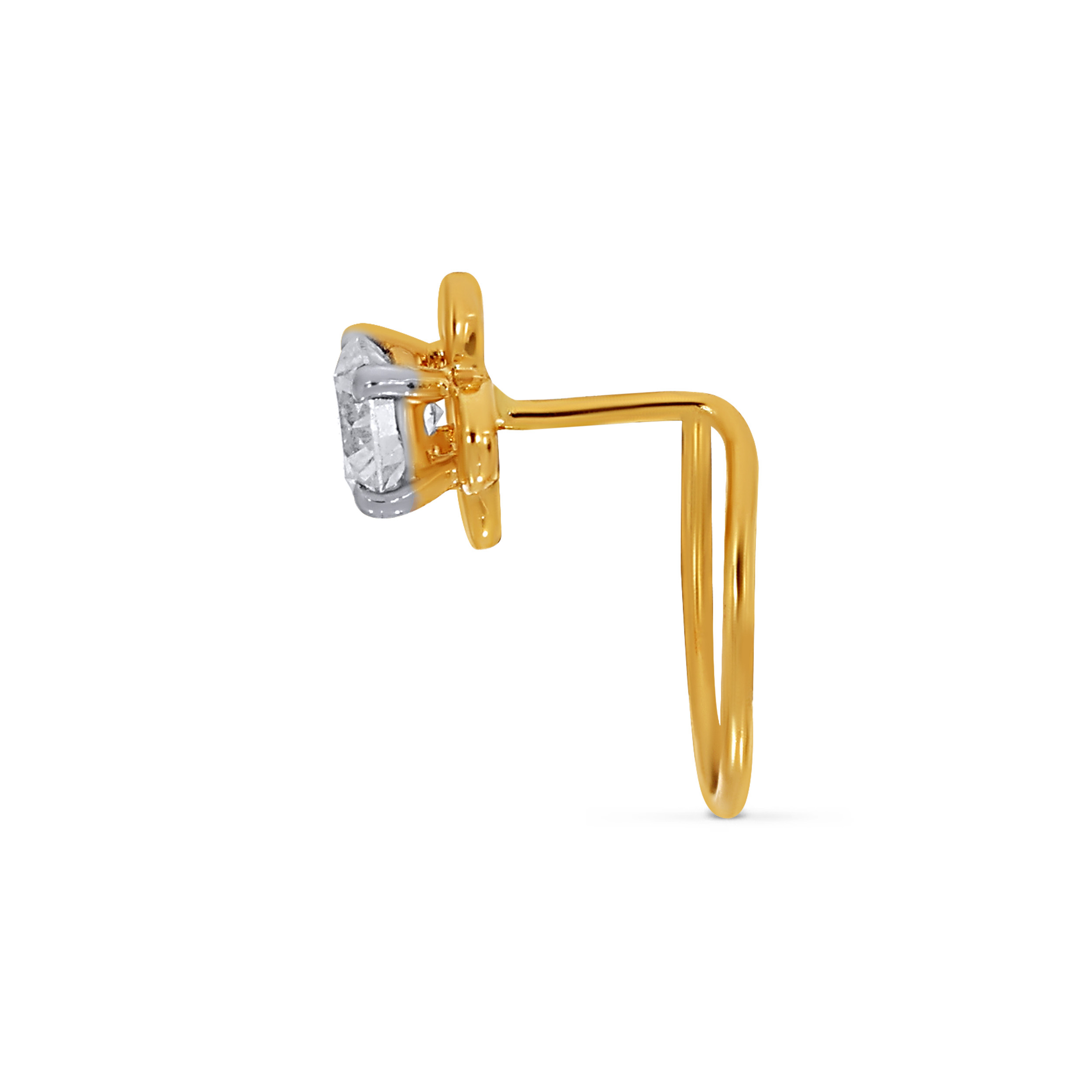 GleamBud Solitaire Diamond Nosepin - Senco Gold and Diamonds