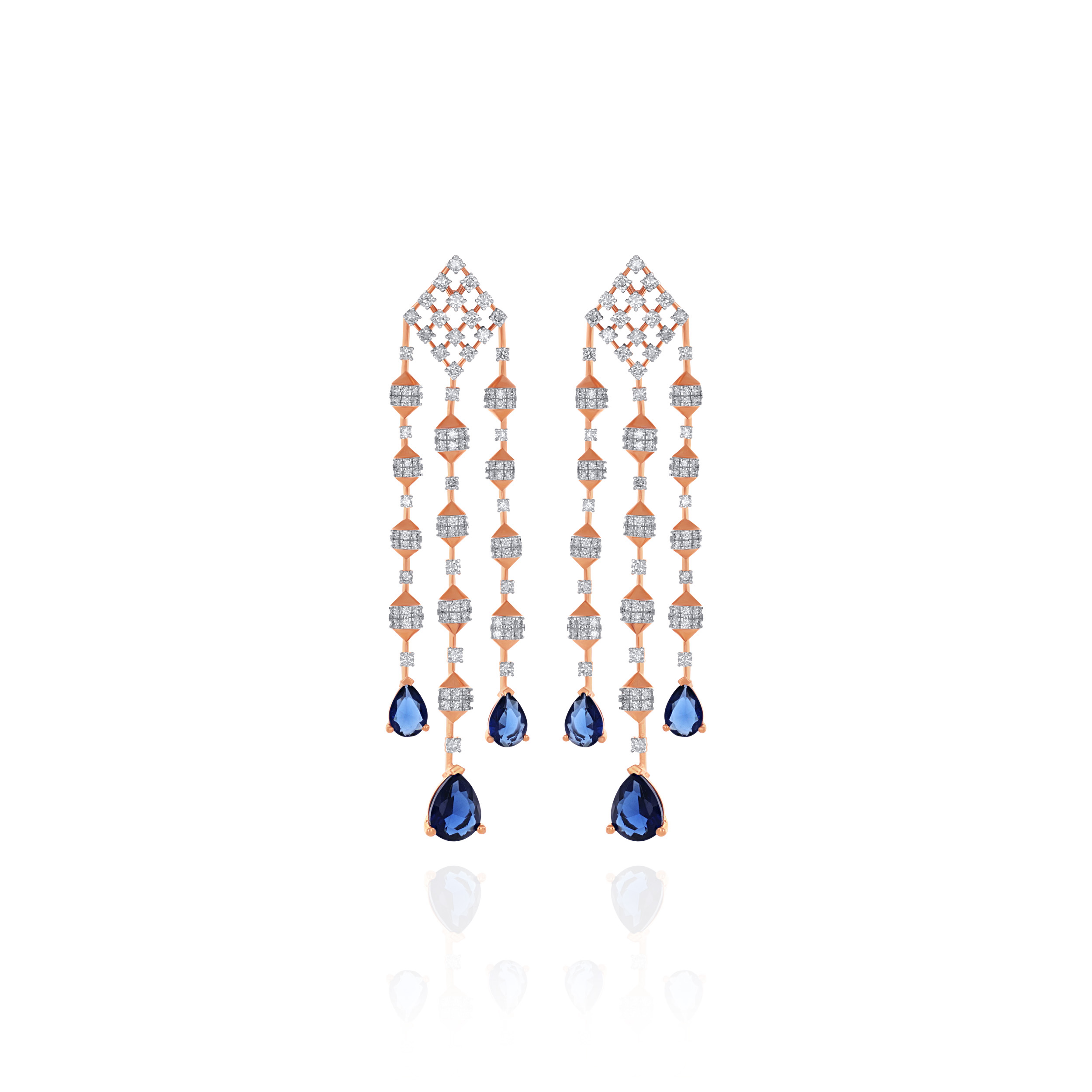 Midnight Drift Diamond Earrings - Senco Gold and Diamonds